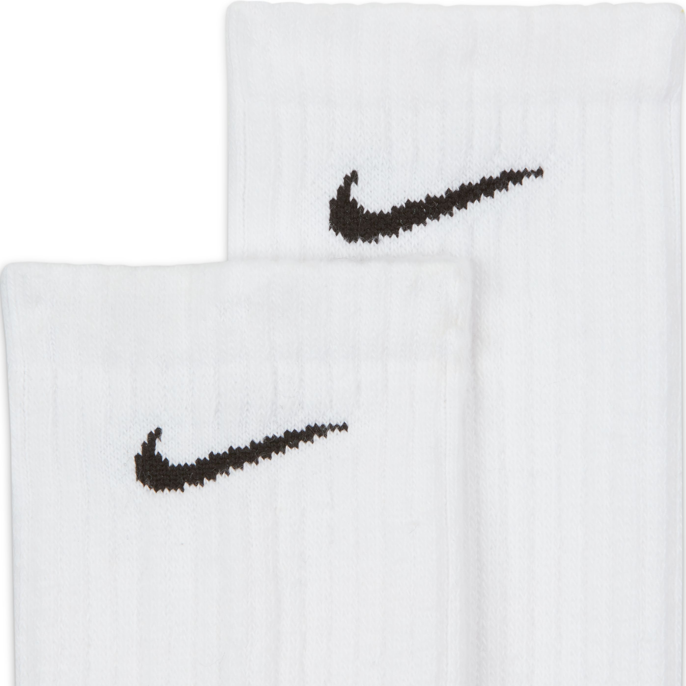 Nike U Nk Everyday Cush Crew 3Pr Medias blanco unisex para entrenamiento