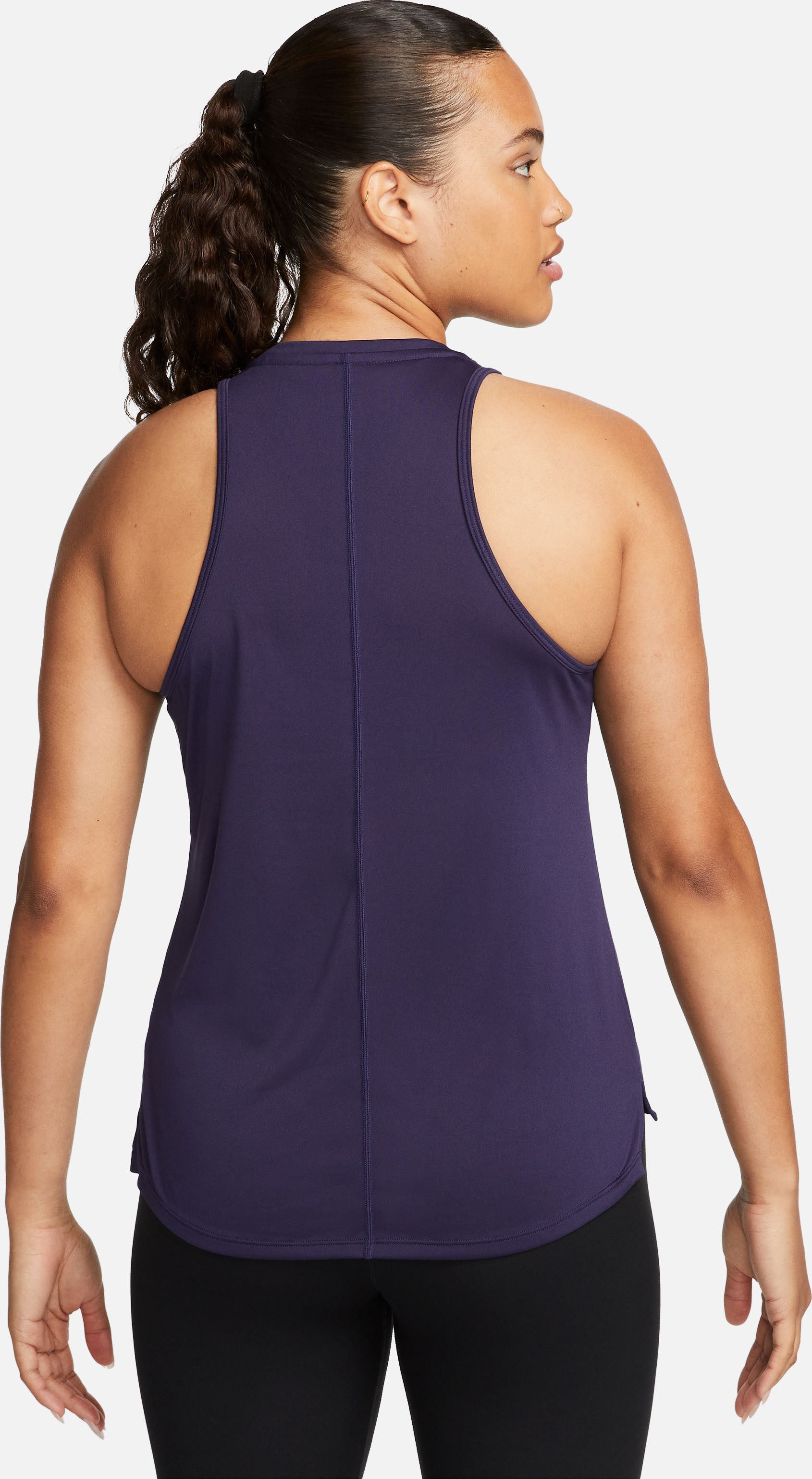 Nike W Nk Df Swoosh Hbr Tank Camiseta Manga Sisa morado de mujer para correr