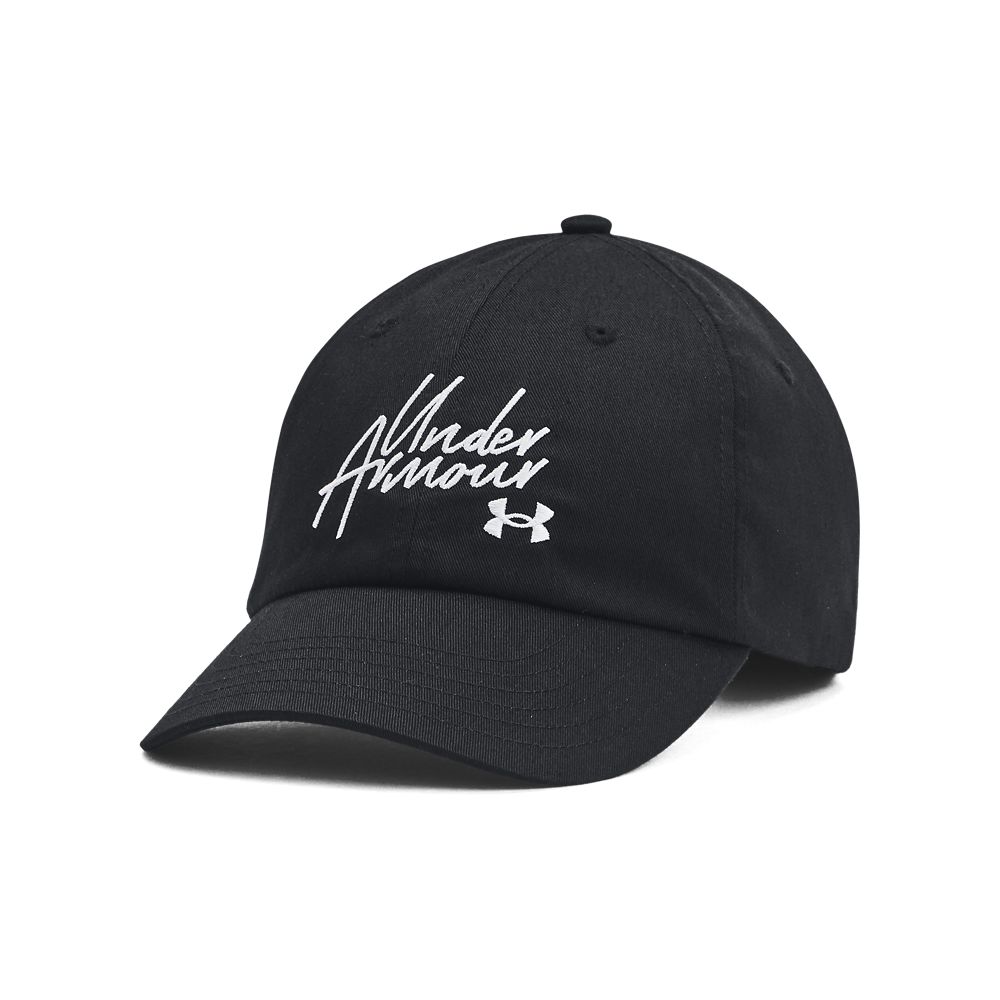 UA Randed Adj Gorra negro de mujer para entrenamiento