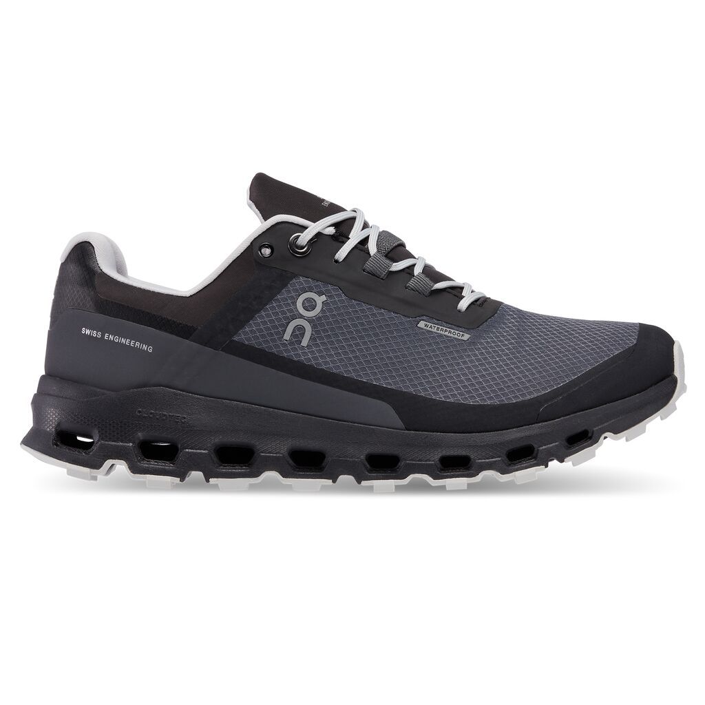 On Cloudvista Waterproof Tenis negro de mujer para outdoor