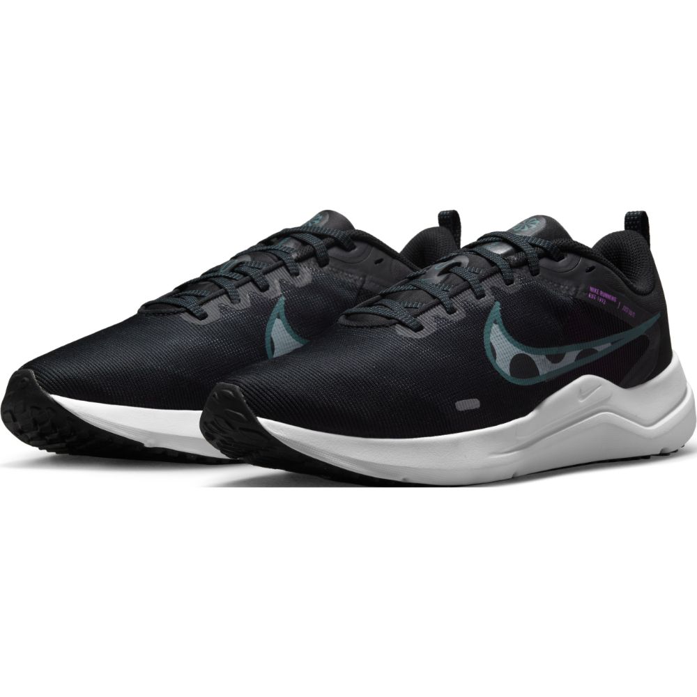 Nike Downshifter 12 Tenis negro de hombre para correr