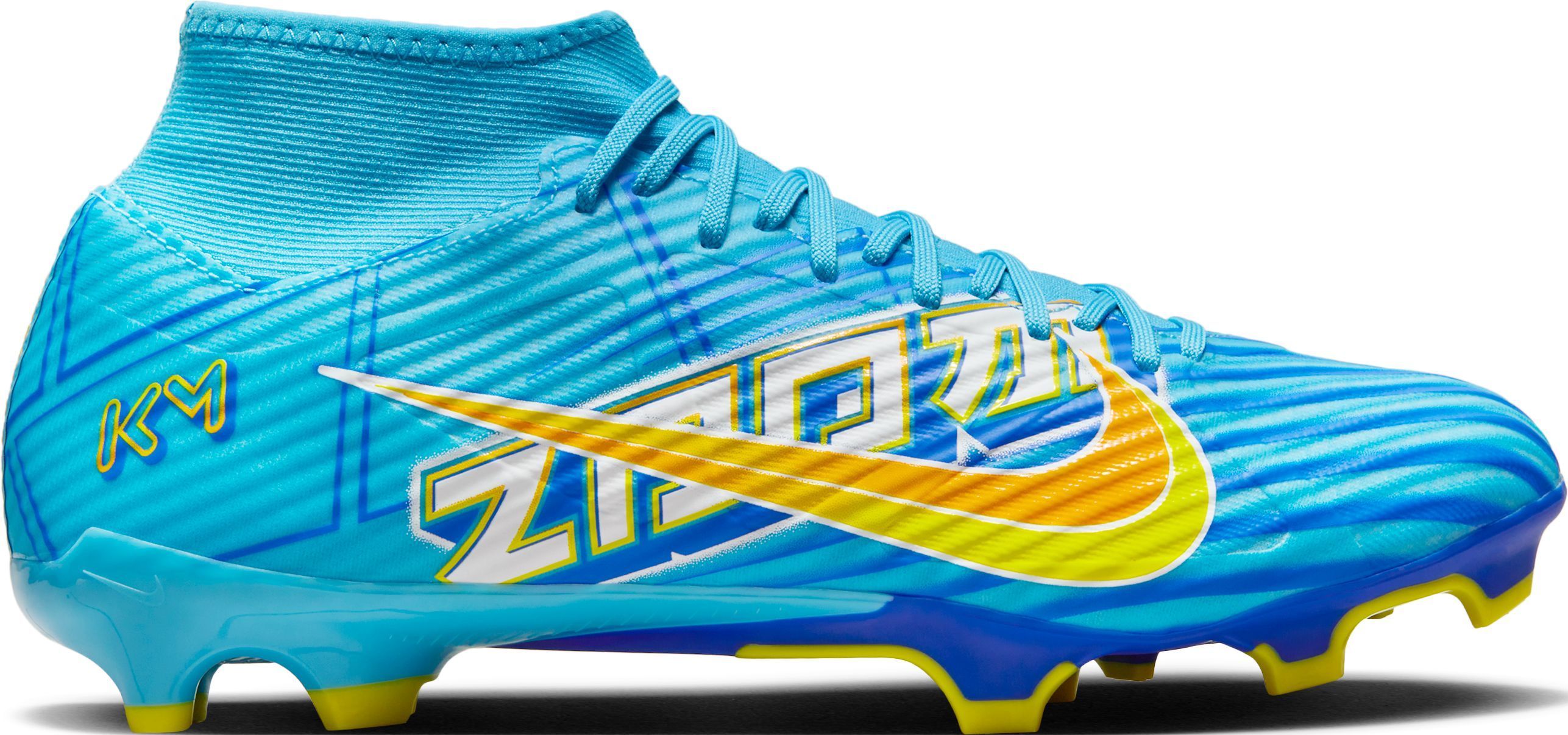Nike Zoom Superfly 9 Acad Kylian Mbappé Fg/Mg Guayos azul de hombre para futbol
