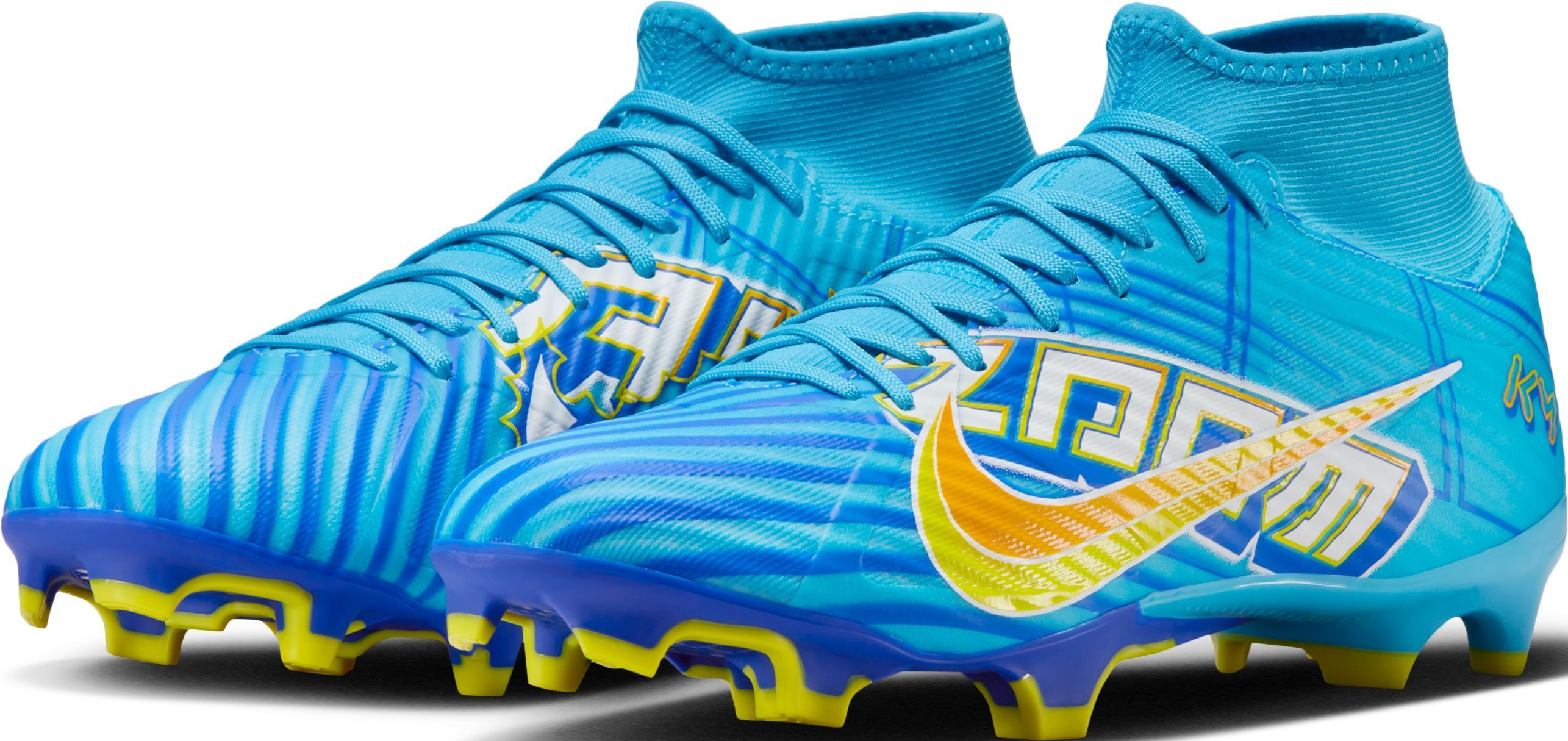 Nike Zoom Superfly 9 Acad Kylian Mbappé Fg/Mg Guayos azul de hombre para futbol