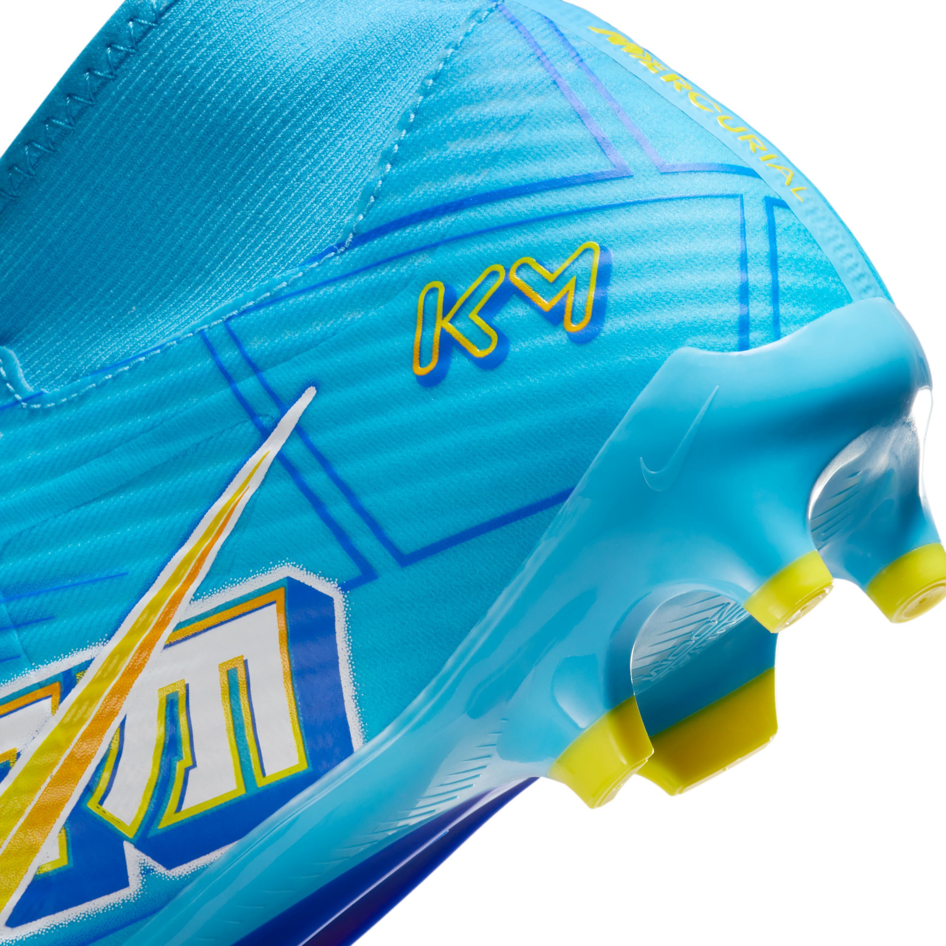 Nike Zoom Superfly 9 Acad Kylian Mbappé Fg/Mg Guayos azul de hombre para futbol