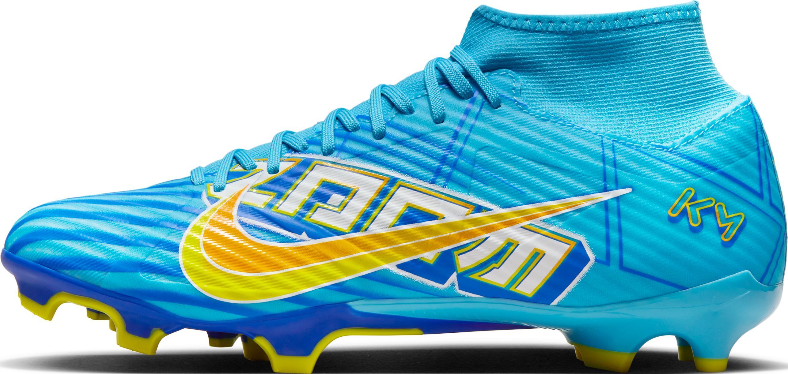 Nike Zoom Superfly 9 Acad Kylian Mbappé Fg/Mg Guayos azul de hombre para futbol