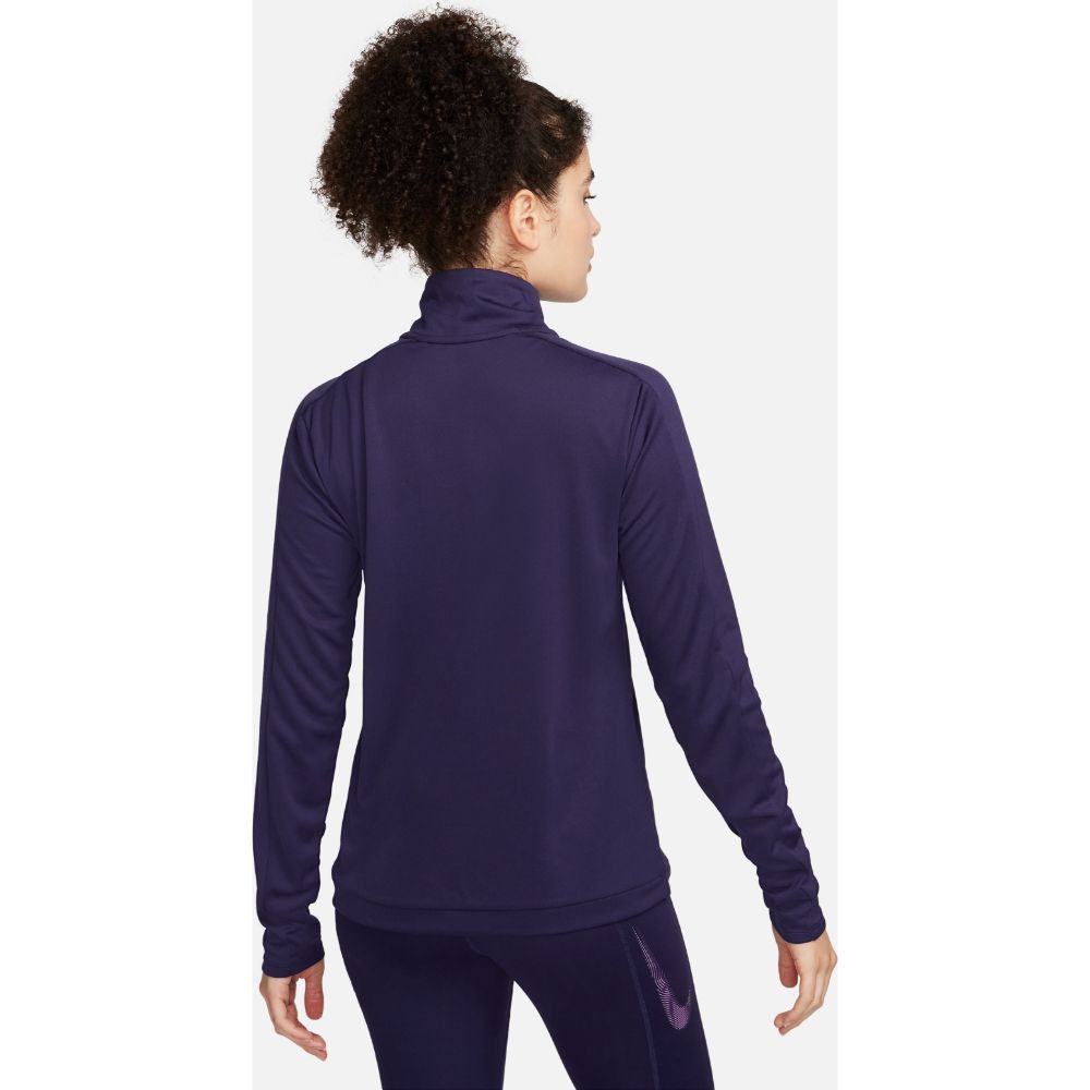 Nike W Nk Df Swoosh Hbr Hz Pacer Camiseta Manga Larga morado de mujer para correr