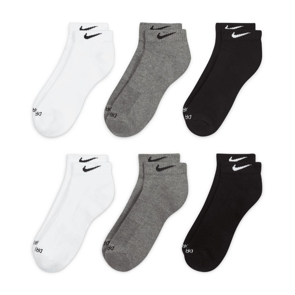 Nike U Nk Everyday Plus Cush Low 6P Medias multicolor de hombre para entrenamiento