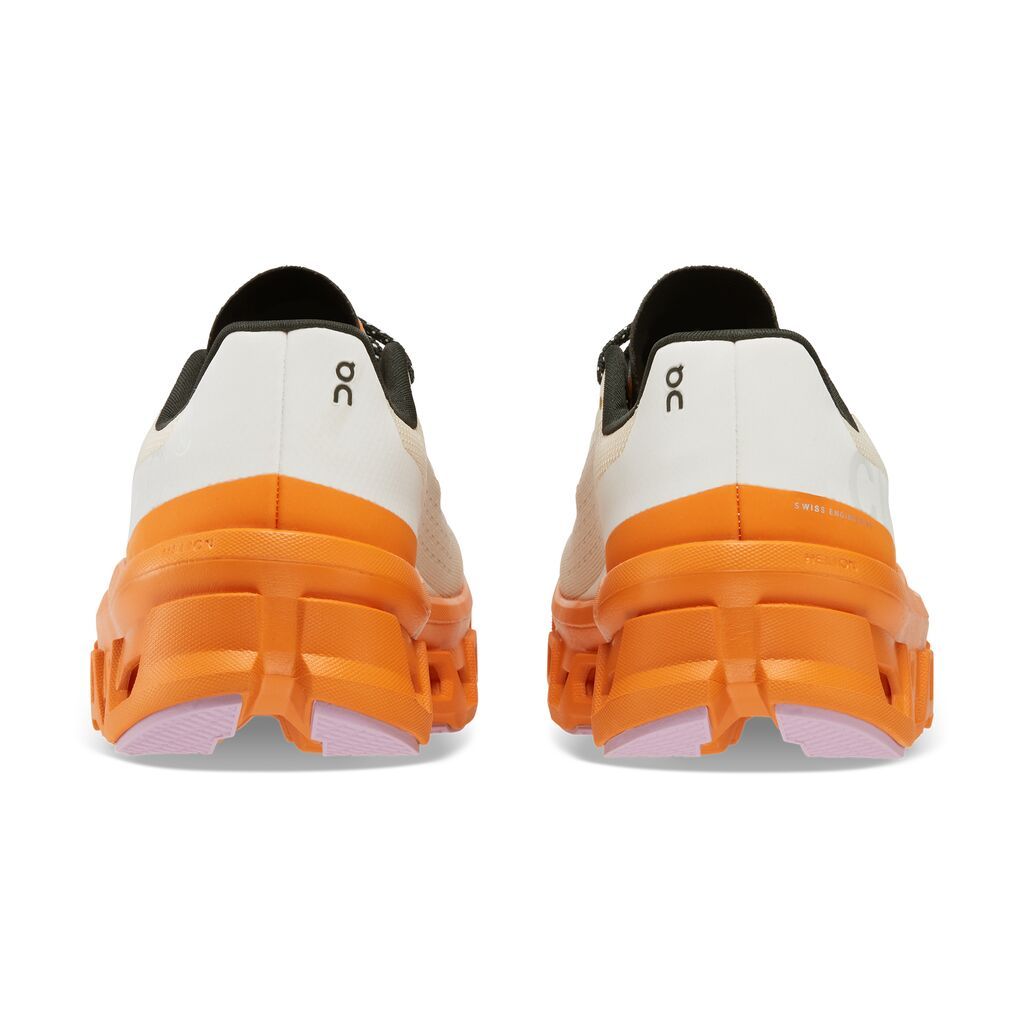 On Cloudmonster Tenis naranja de mujer para correr