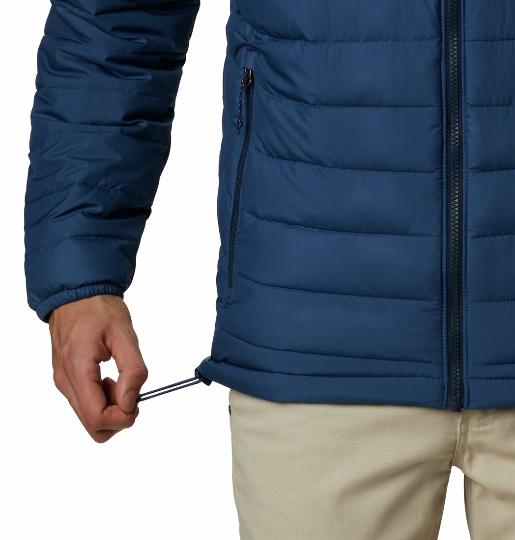 Columbia Powder Lite Jacket Chaqueta azul de hombre lifestyle