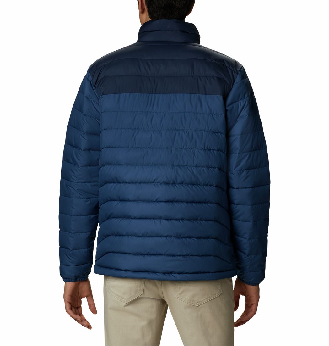 Columbia Powder Lite Jacket Chaqueta azul de hombre lifestyle