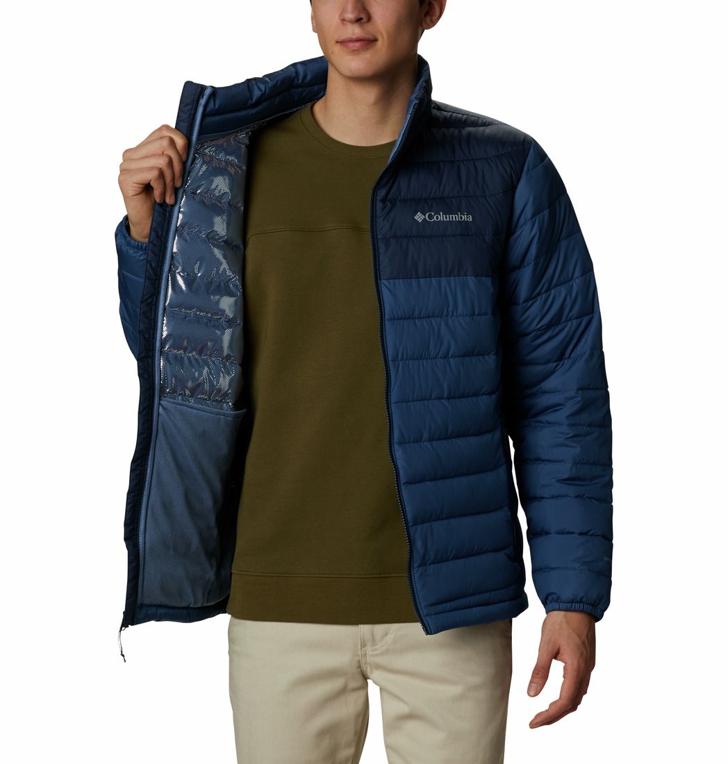Columbia Powder Lite Jacket Chaqueta azul de hombre lifestyle