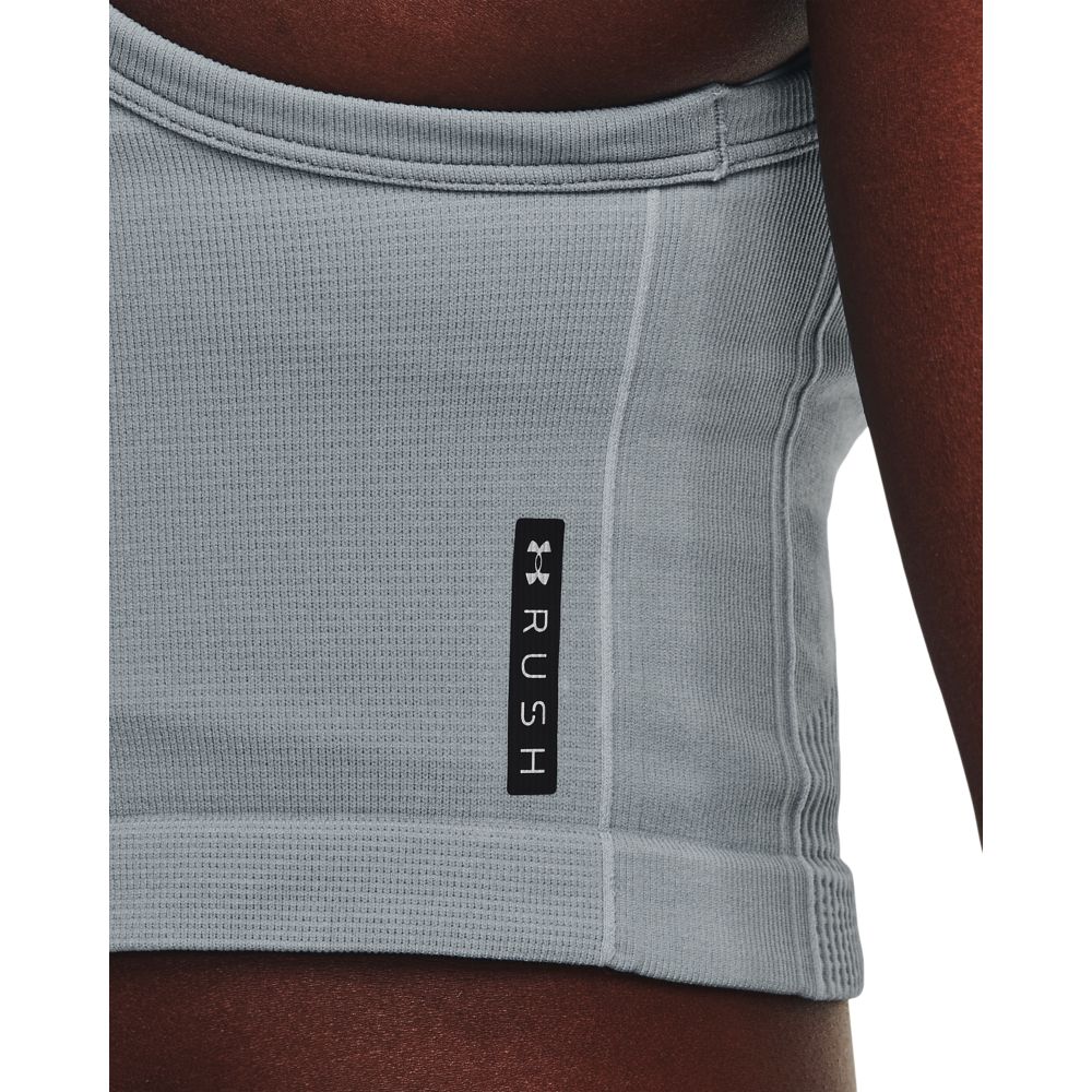UA H Seamless Tank Top azul de mujer para entrenamiento