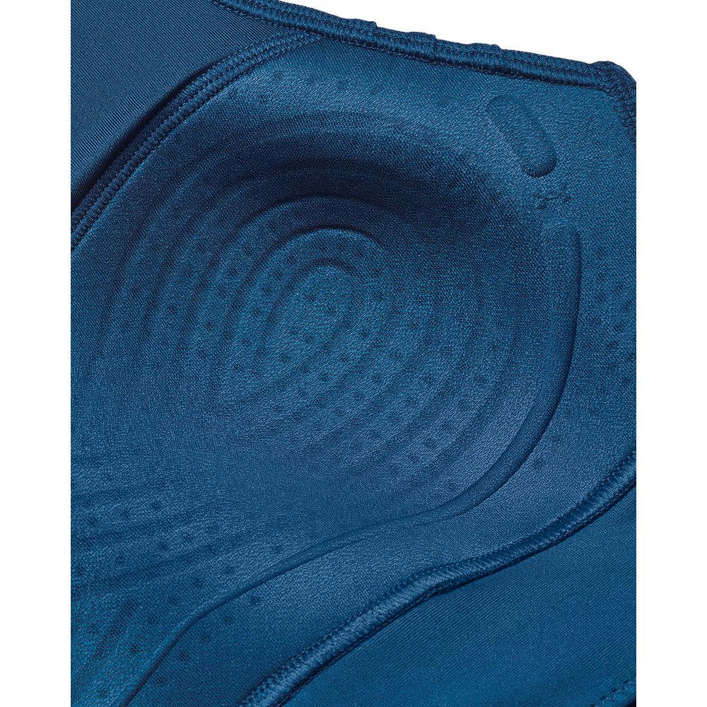 UA Infinity Pintuck Mid Top azul de mujer para entrenamiento