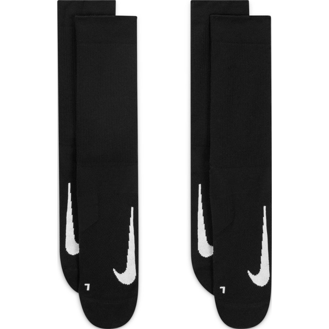 Nike U Nk Mltplier Crw 2Pr Medias negras de hombre para correr