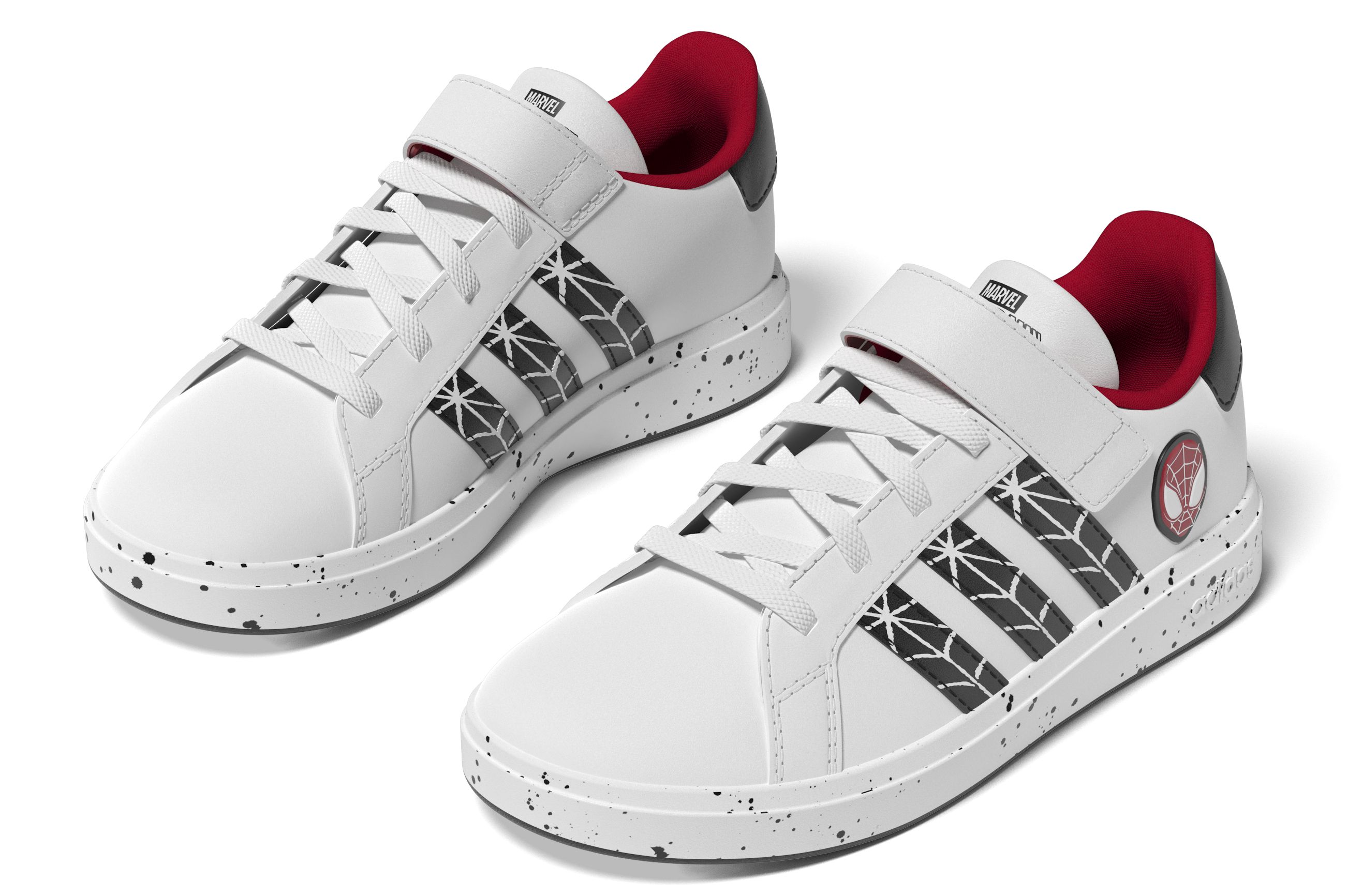 Adidas Tenis Adidas Grand Court X Marvel Spider blanco de niño lifestyle