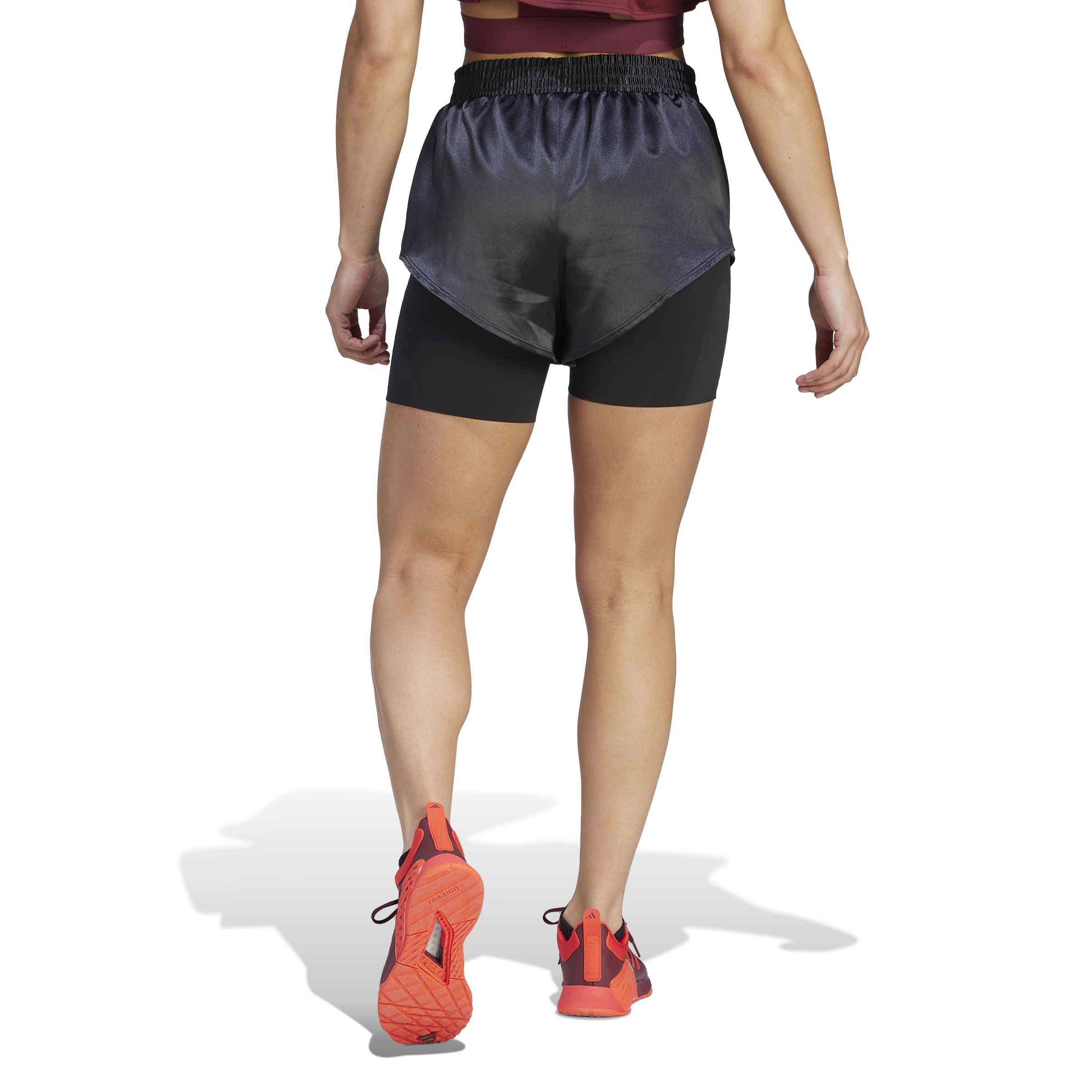 Adidas Power 2In1 Sh Pantaloneta negro de mujer para entrenamiento