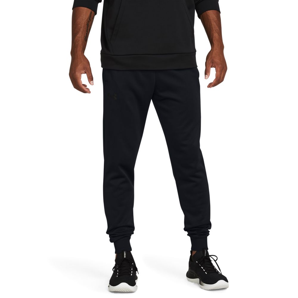 UA Armour Fleece Joggers Pantalón negro de hombre para entrenamiento