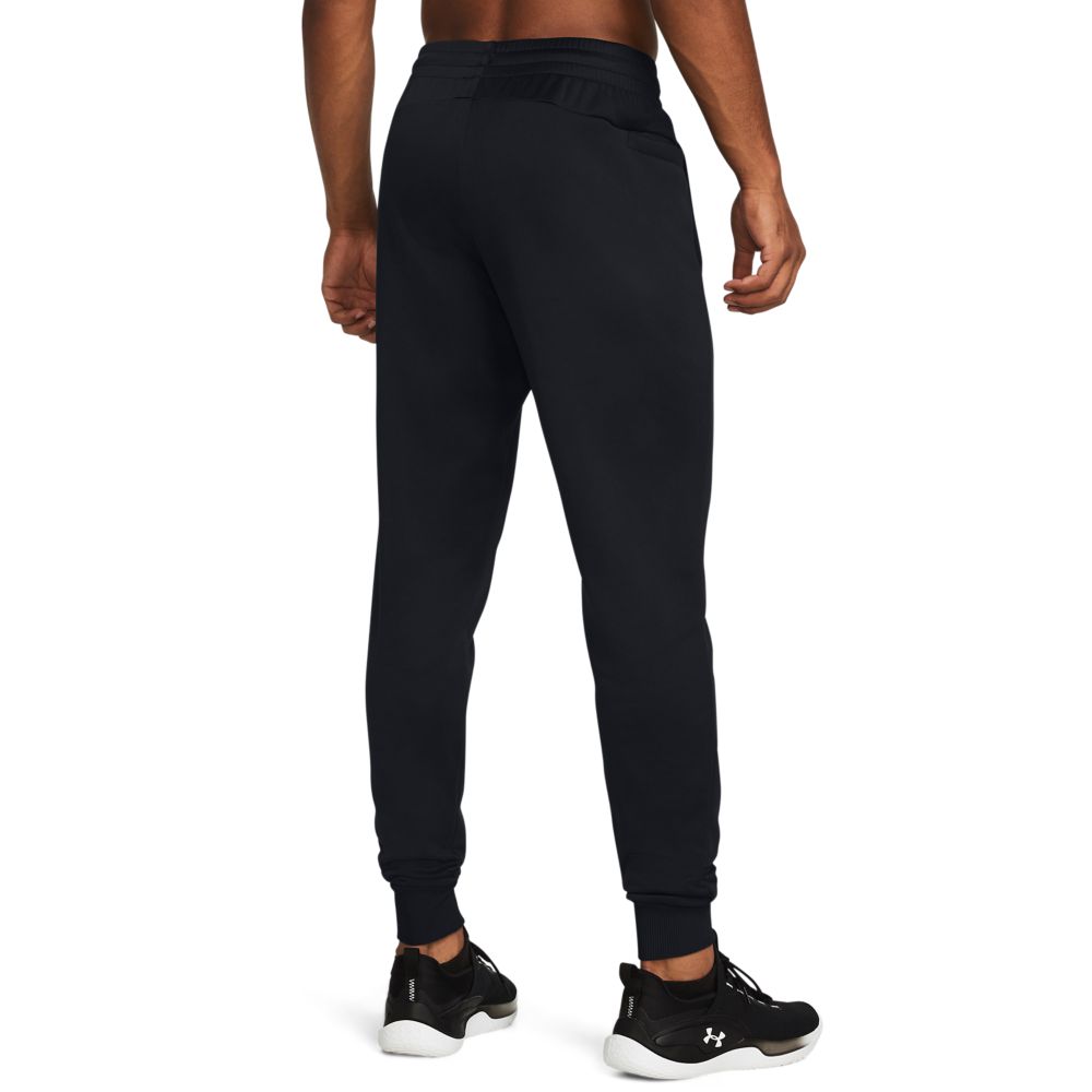 UA Armour Fleece Joggers Pantalón negro de hombre para entrenamiento