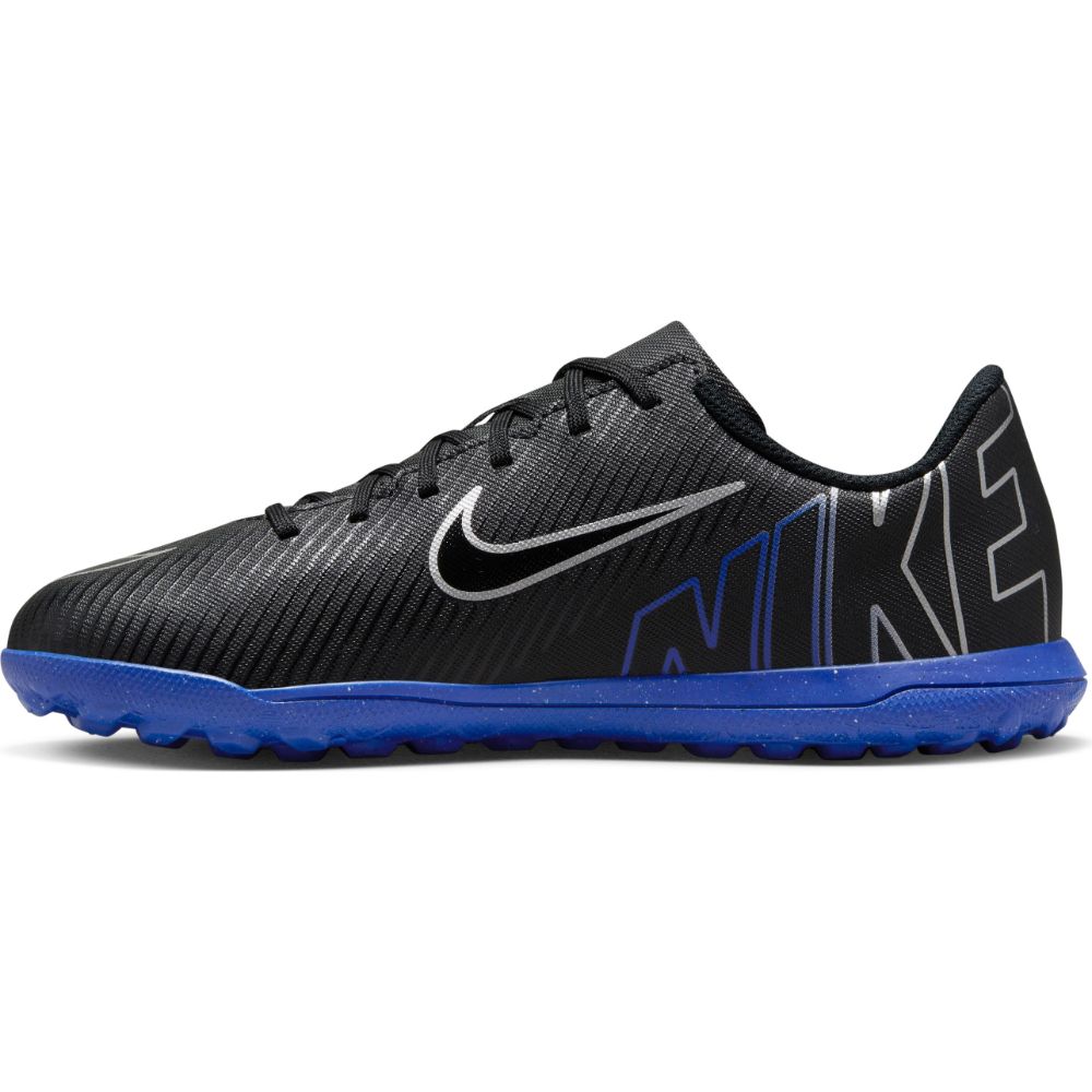 Nike Jr Vapor 15 Club Tf Guayos negro de niño para futbol