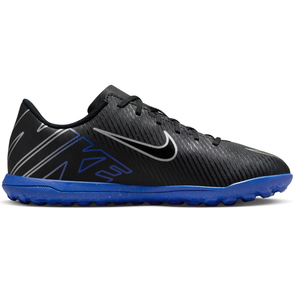 Nike Jr Vapor 15 Club Tf Guayos negro de niño para futbol