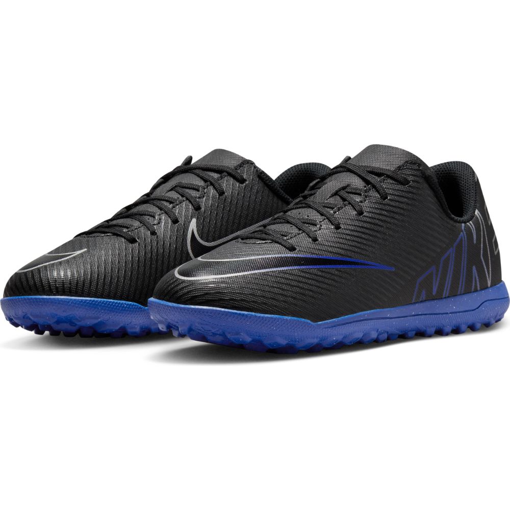 Nike Jr Vapor 15 Club Tf Guayos negro de niño para futbol