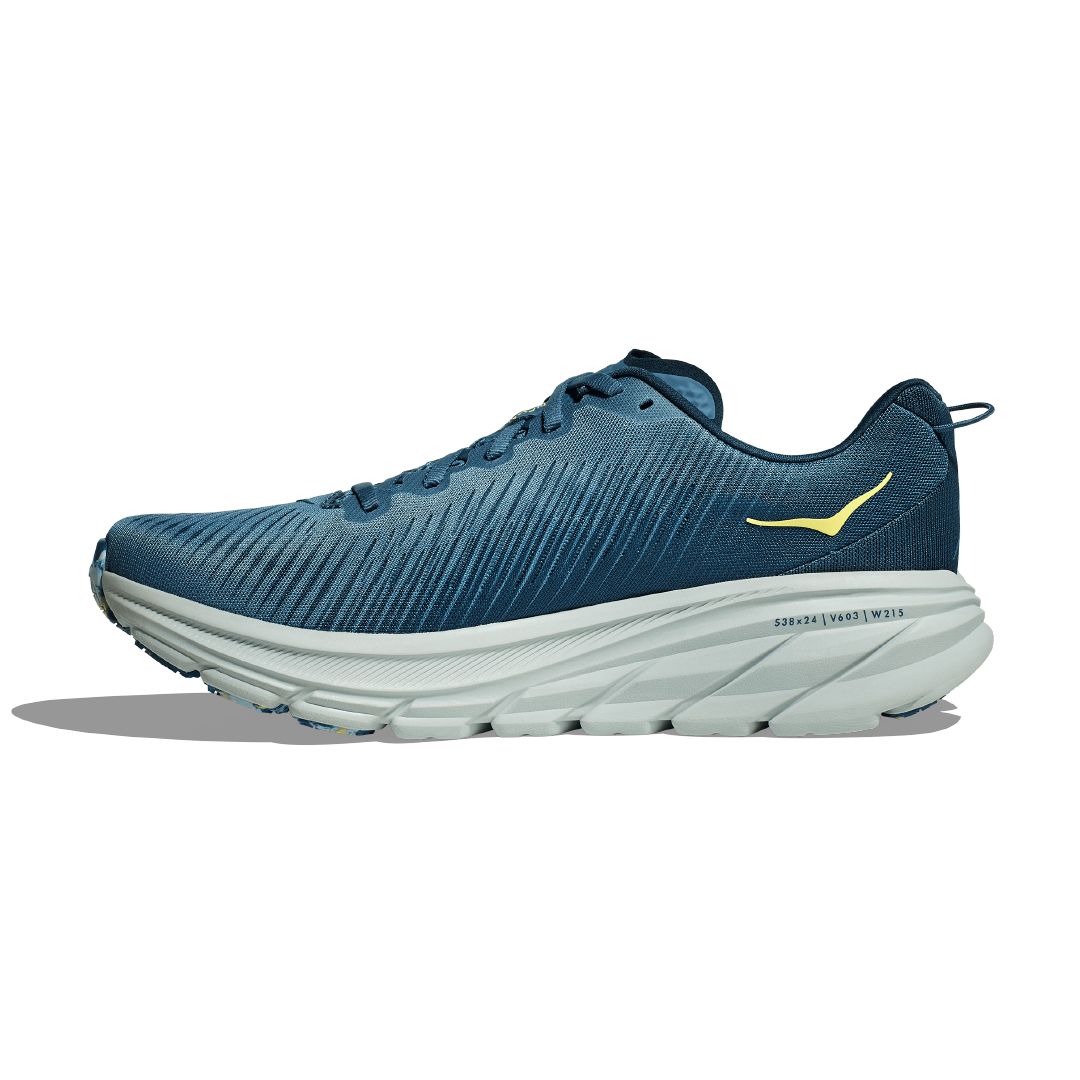 Hoka M Rincon 3 Tenis azul de hombre para correr