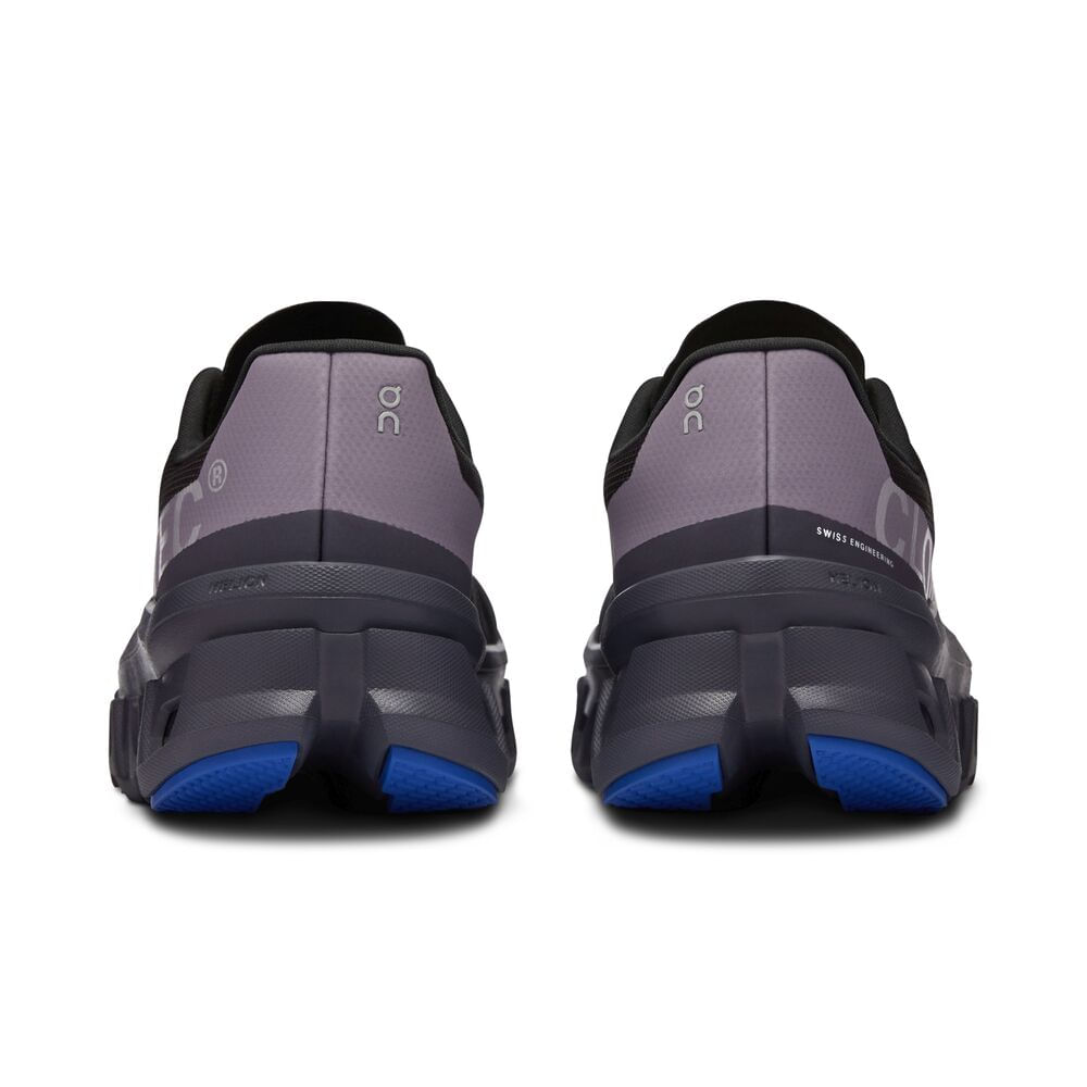 On Cloudmonster Tenis negro de mujer para correr