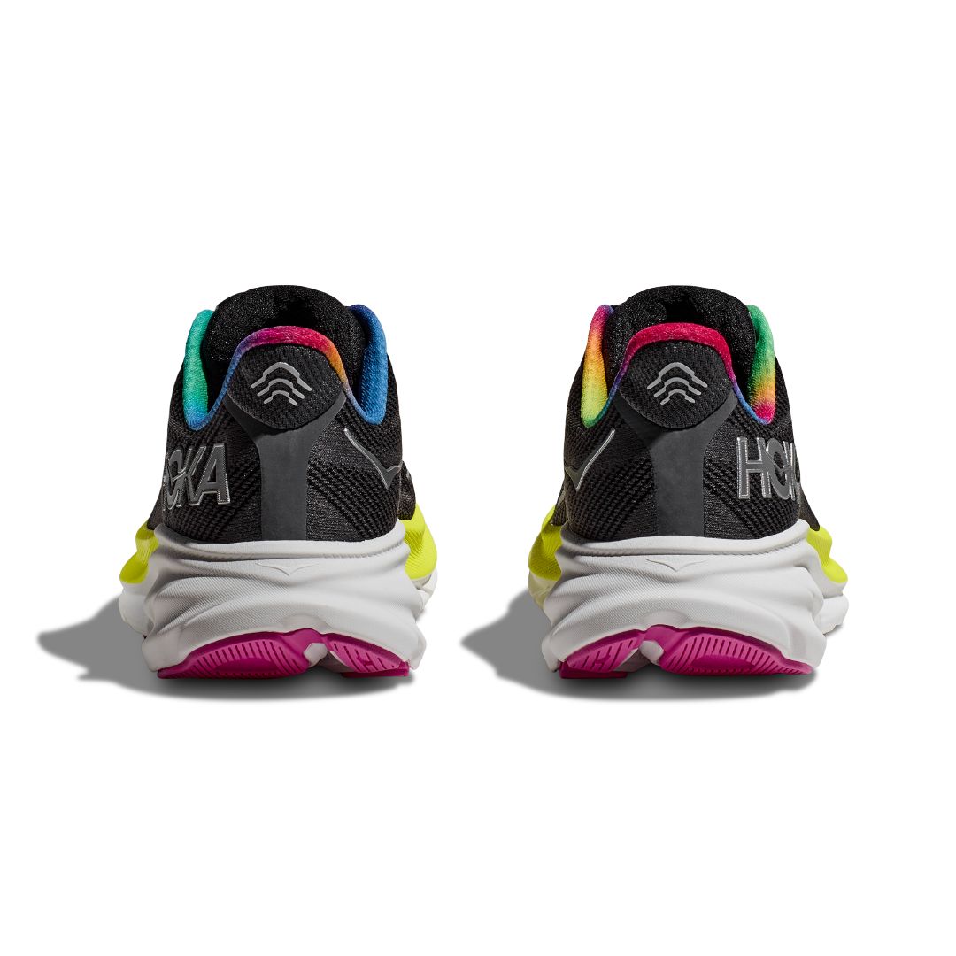 Hoka M Clifton 9 Tenis negro de hombre para correr