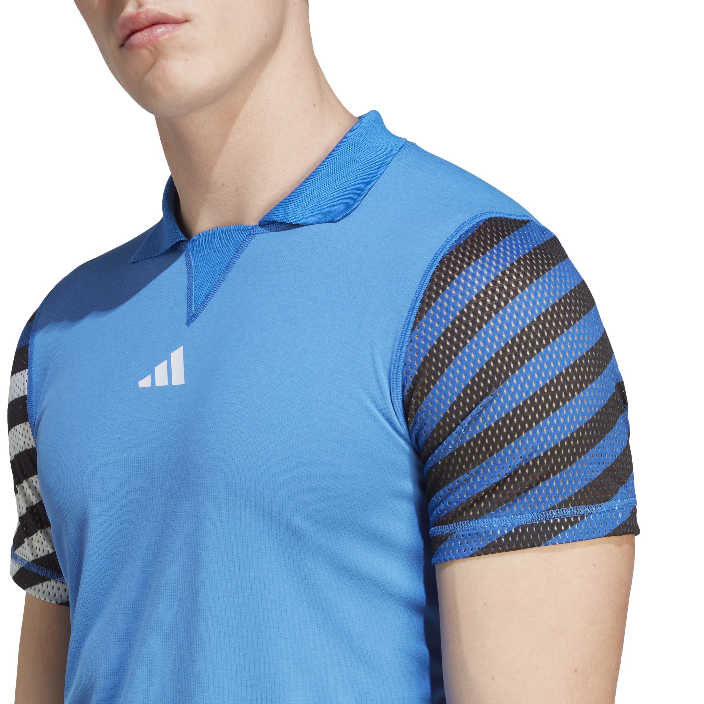 Adidas Camiseta Polo De Tenis Heat.Rdy Freelift Polo azul de hombre para tenis