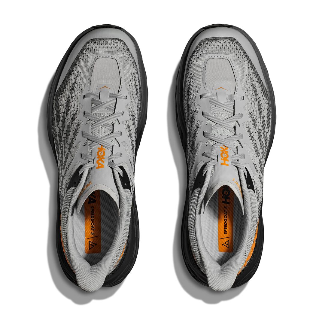 Hoka M Speedgoat 5 Tenis gris de hombre para correr