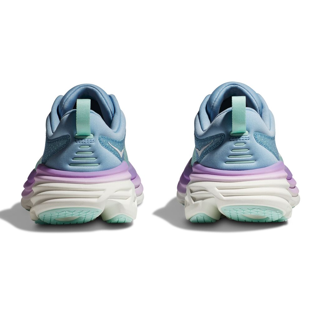 Hoka W Bondi 8 Tenis azul de mujer para correr