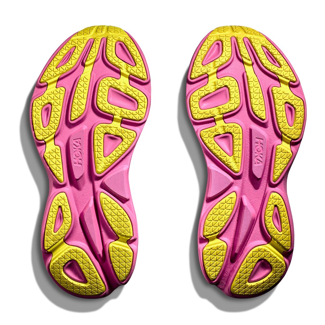 Hoka W Bondi 8 Tenis gris de mujer para correr