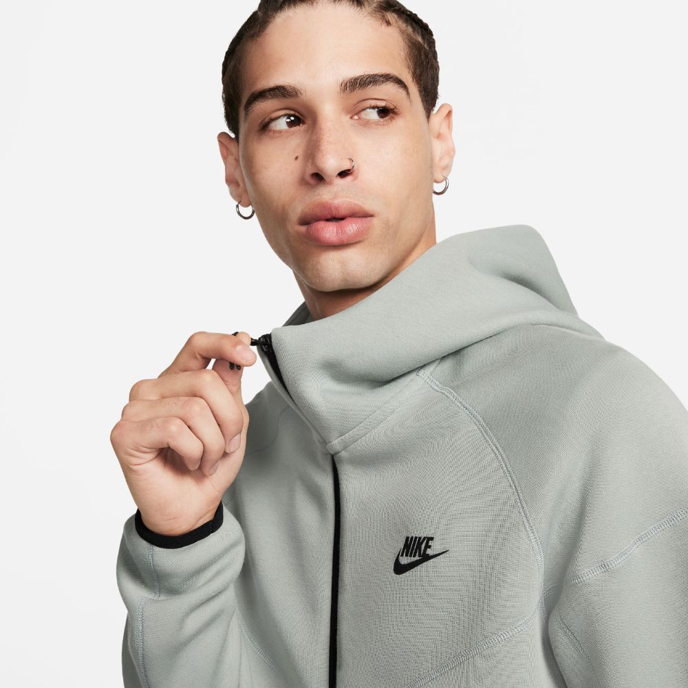 Nike M Nk Tch Flc Fz Wr Hoodie Hoodie verde de hombre lifestyle