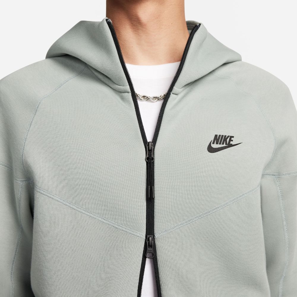 Nike M Nk Tch Flc Fz Wr Hoodie Hoodie verde de hombre lifestyle