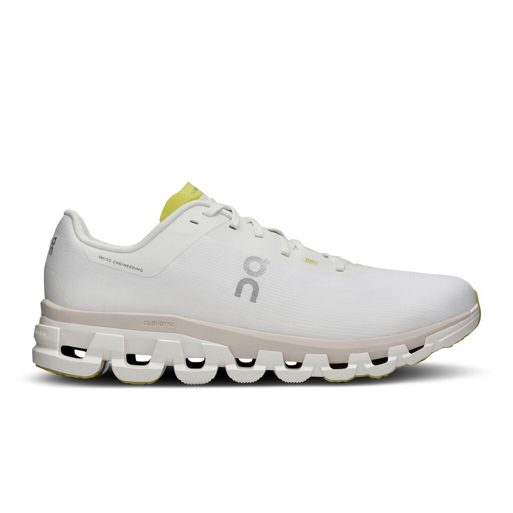On Cloudflow 4 Tenis blanco de hombre para correr
