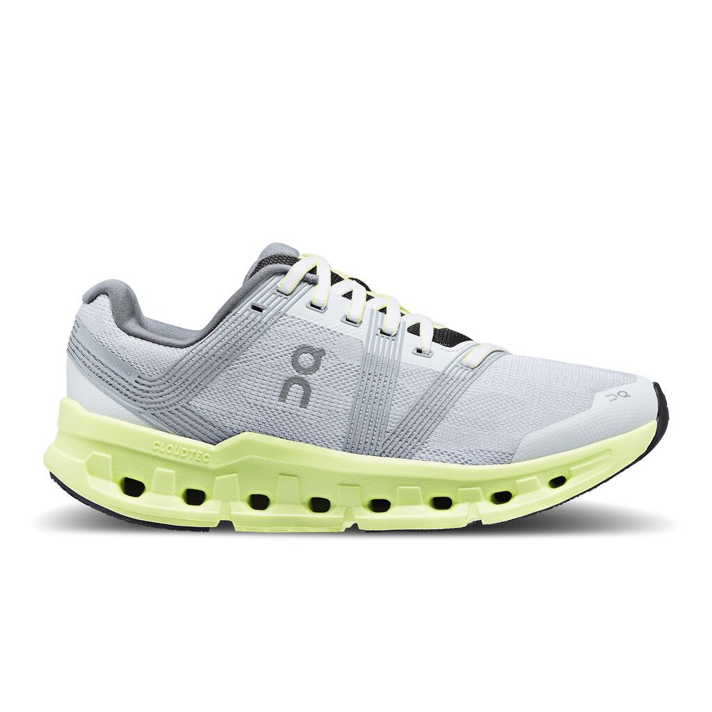 On Cloudgo Tenis gris de mujer para correr
