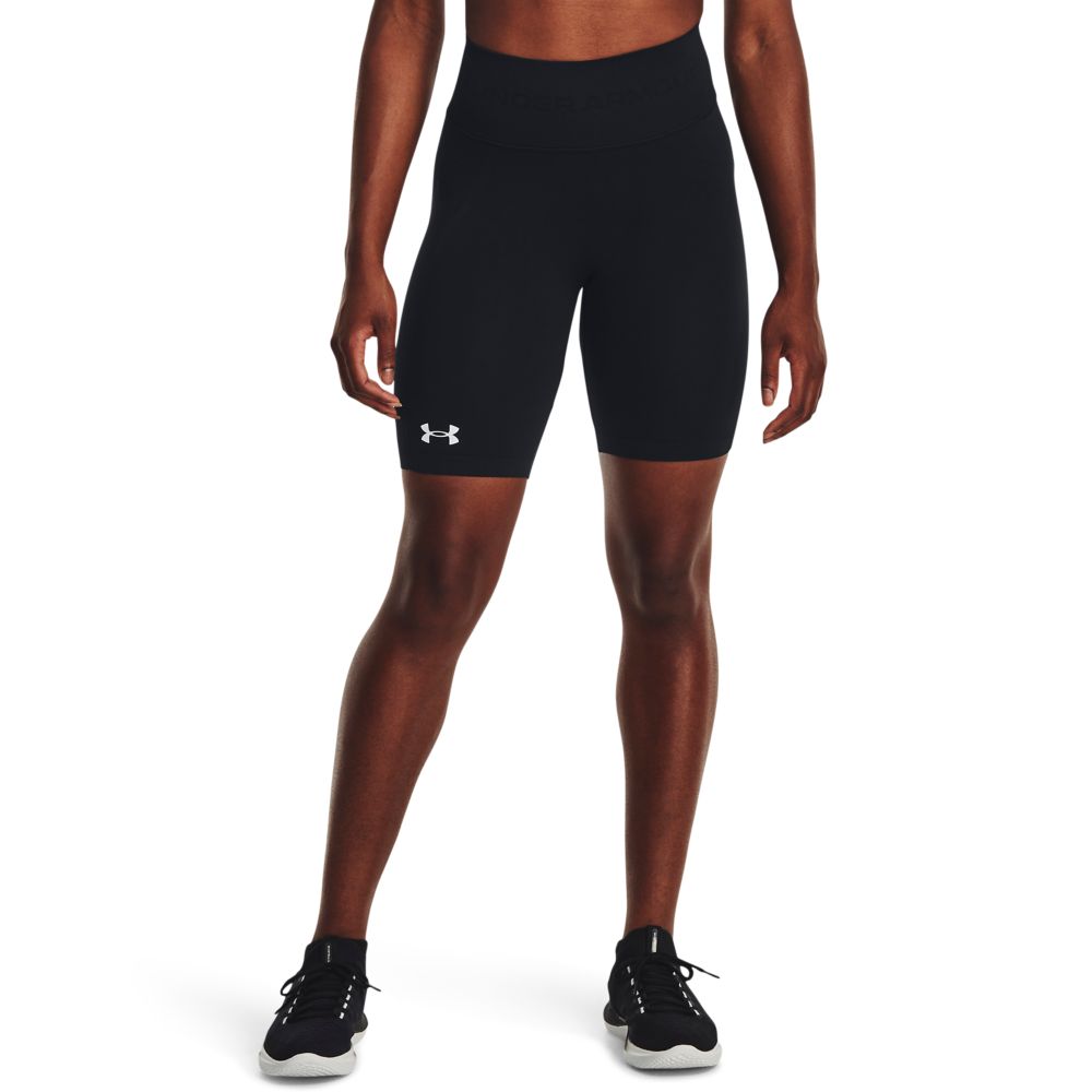 UA Train Seamless Short Licra negro de mujer para entrenamiento