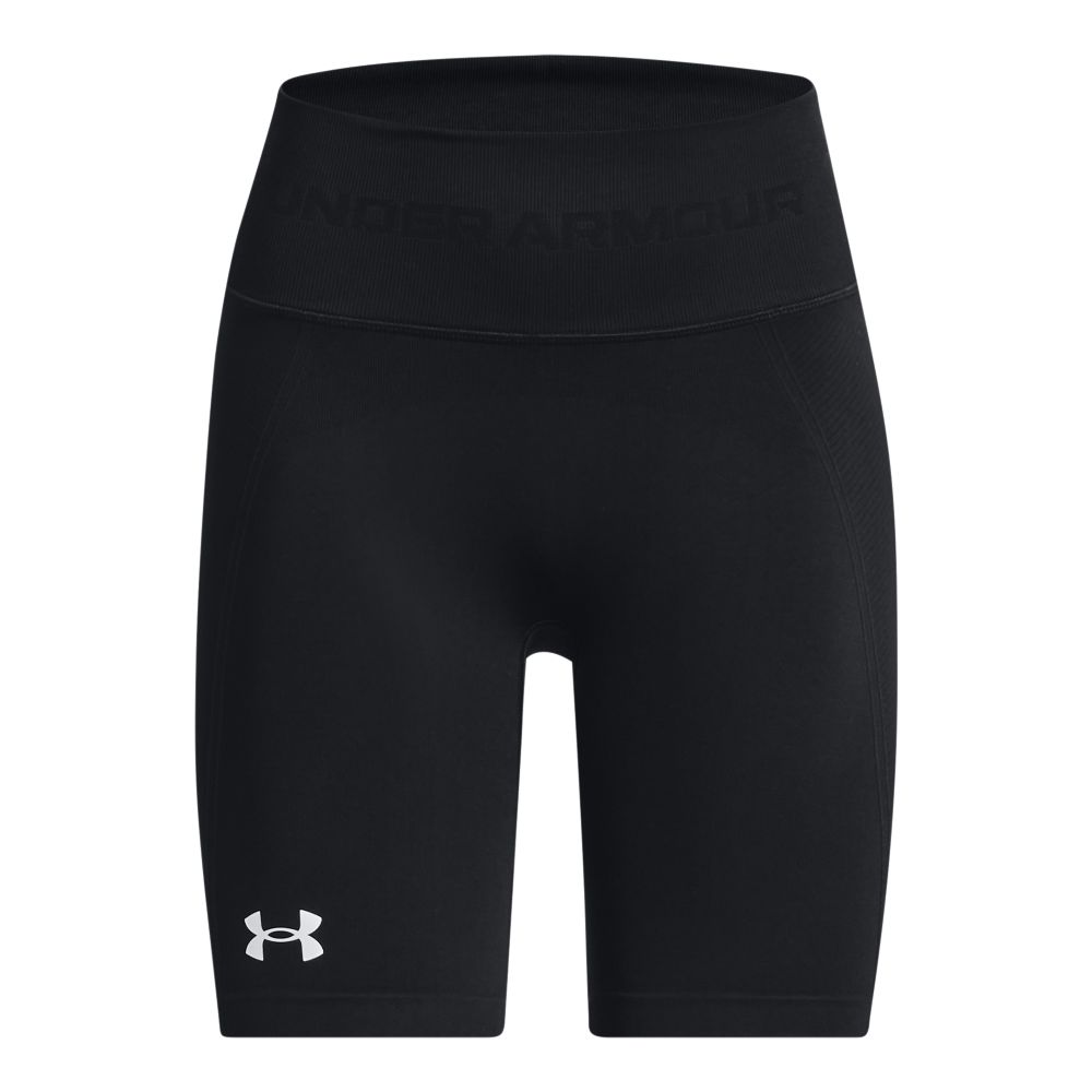 UA Train Seamless Short Licra negro de mujer para entrenamiento