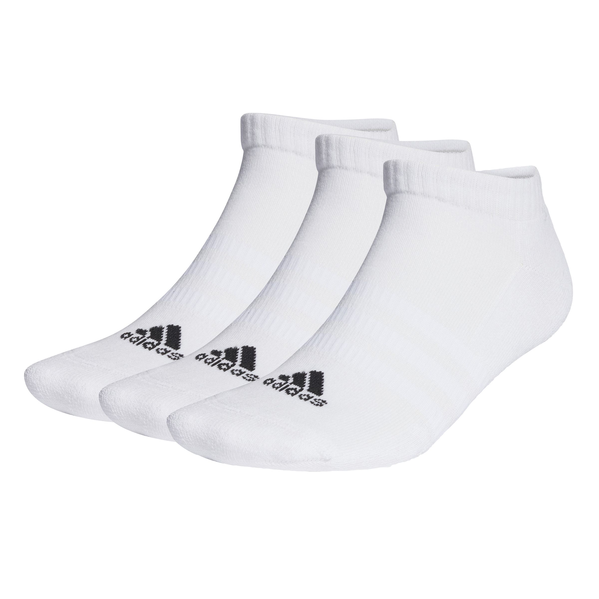 Adidas Medias Al Tobillo Acolchadas 3 Pares blanco unisex lifestyle