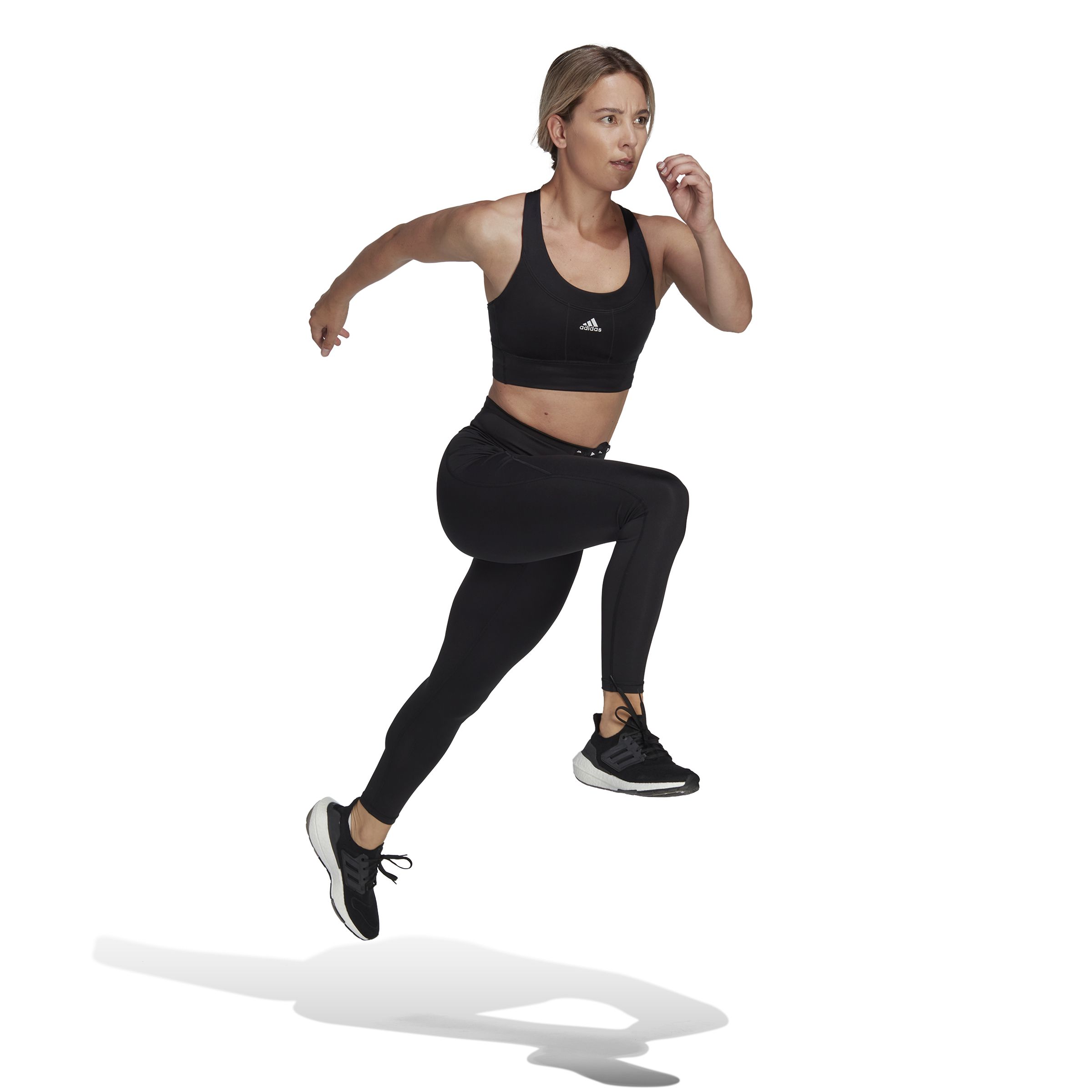 Adidas Run Ess 1/1 Tgt Licra negro de mujer para correr