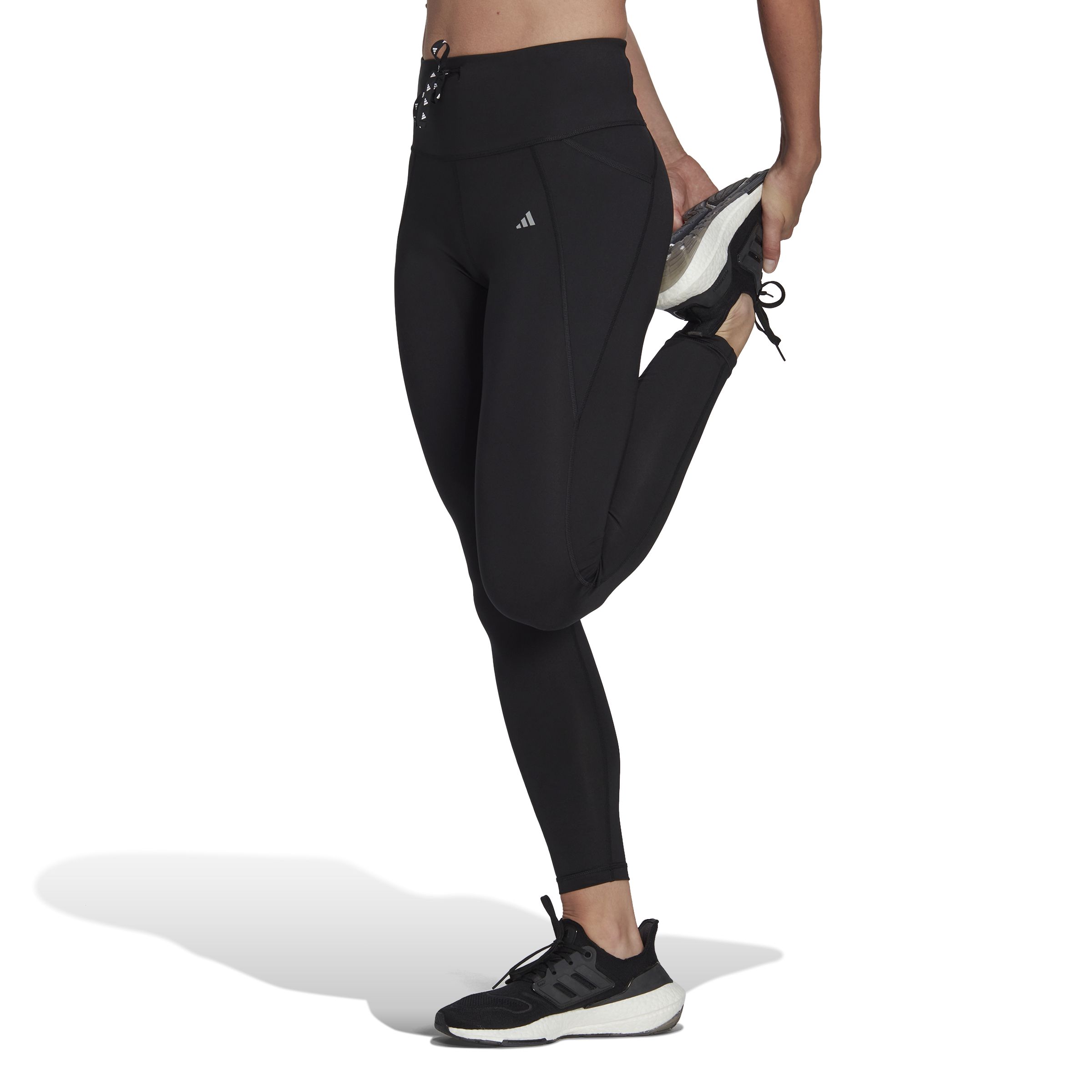 Adidas Run Ess 1/1 Tgt Licra negro de mujer para correr