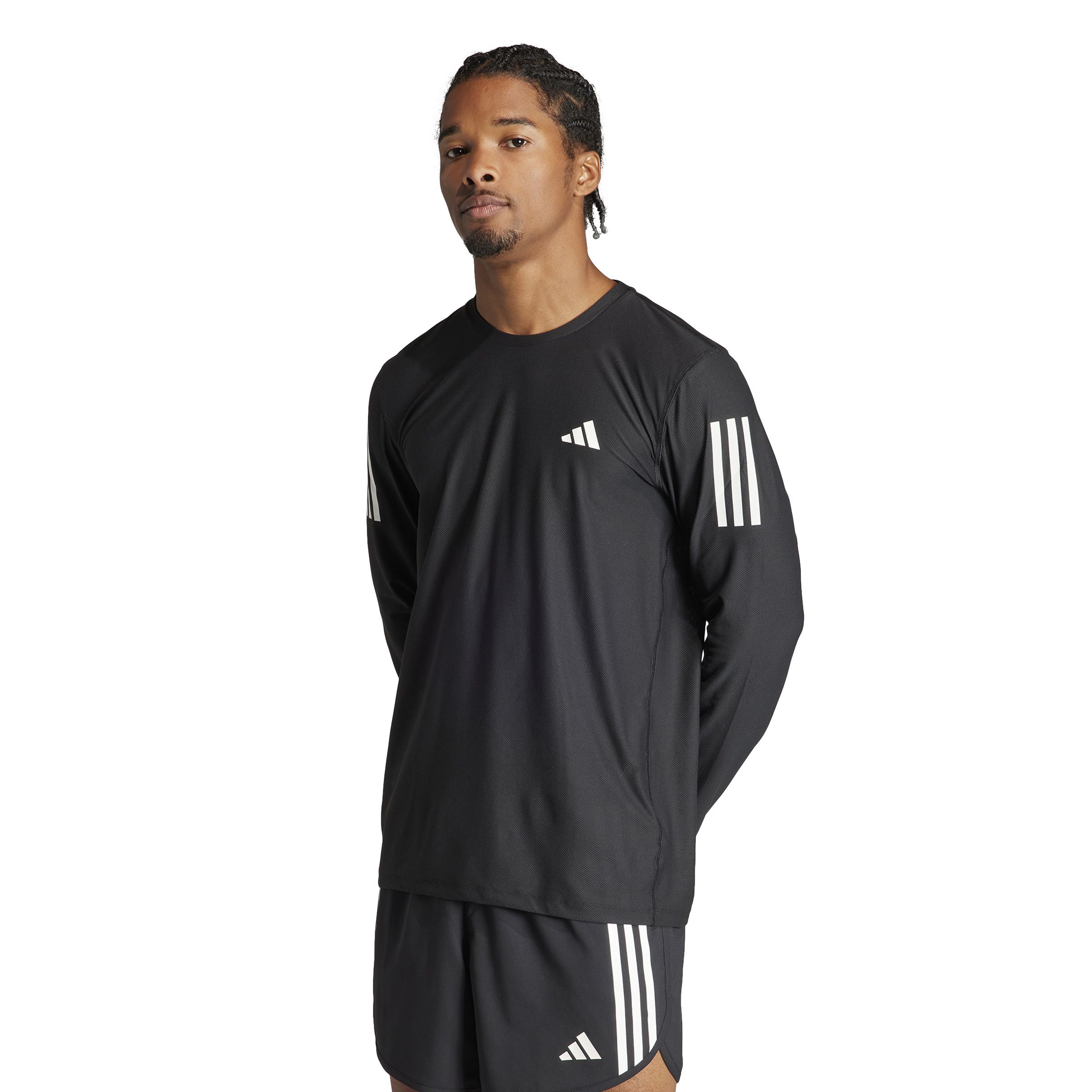 Adidas Otr B Ls Camiseta Manga Larga negro de hombre para correr