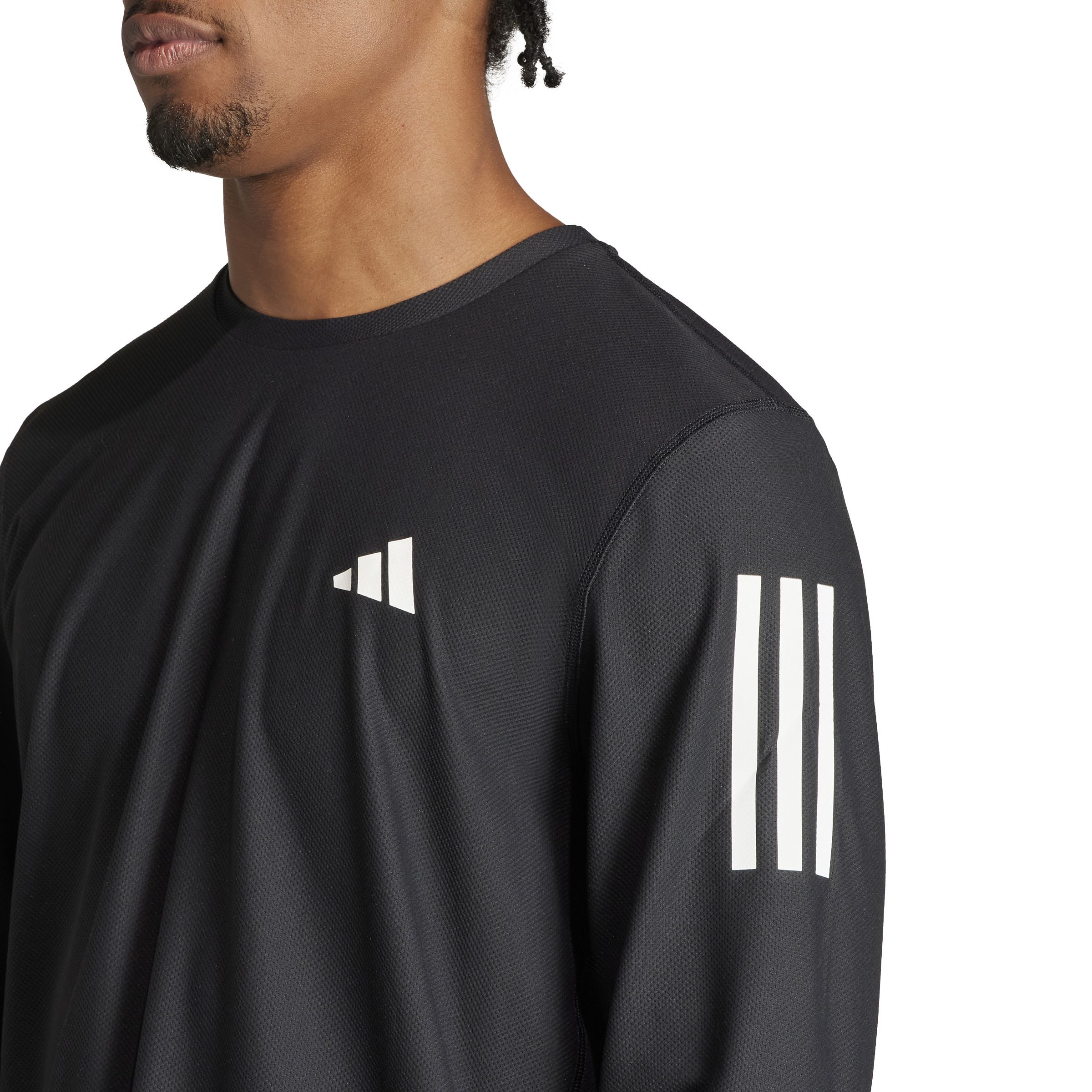 Adidas Otr B Ls Camiseta Manga Larga negro de hombre para correr