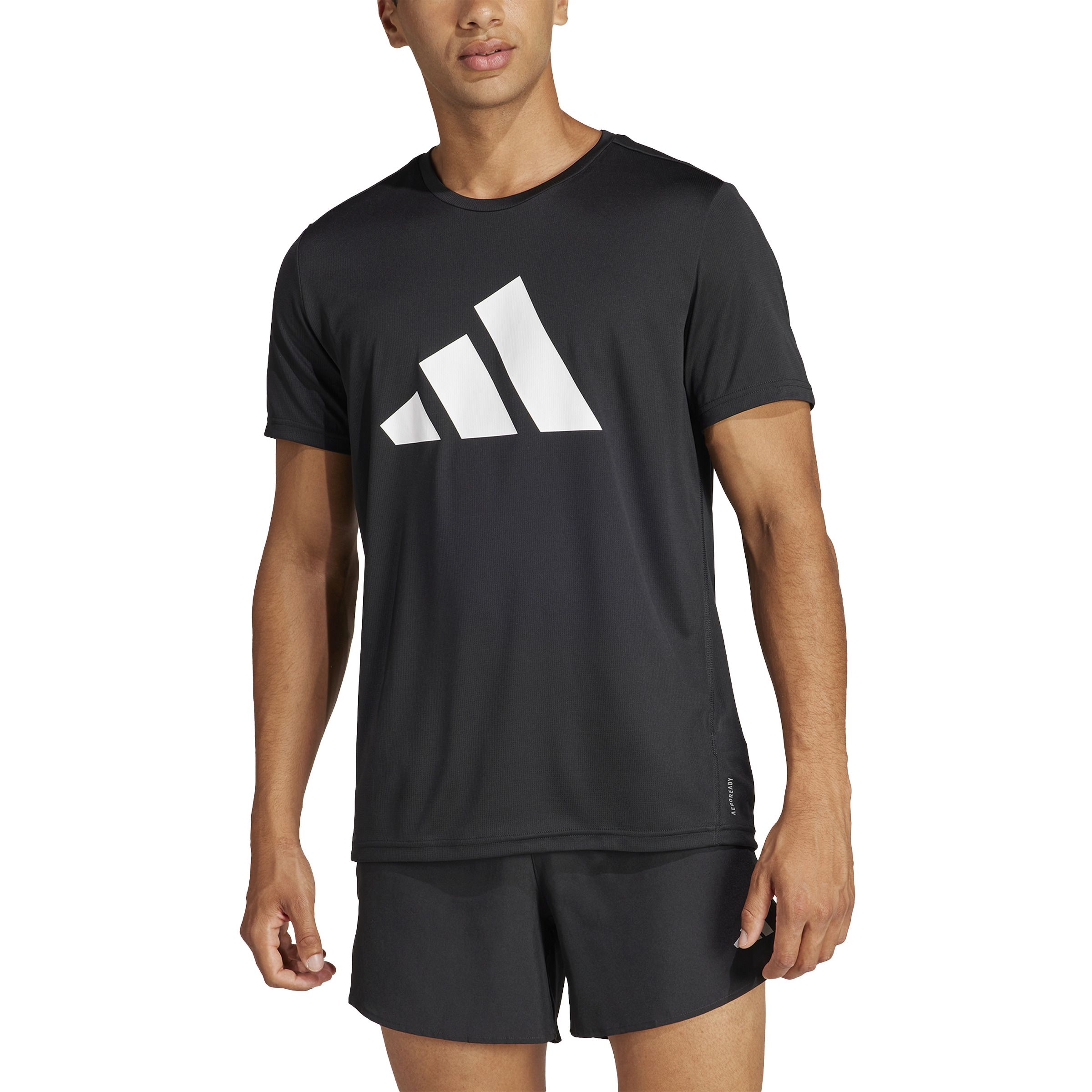 Adidas Run It Tee Camiseta Manga Corta negro de hombre para correr