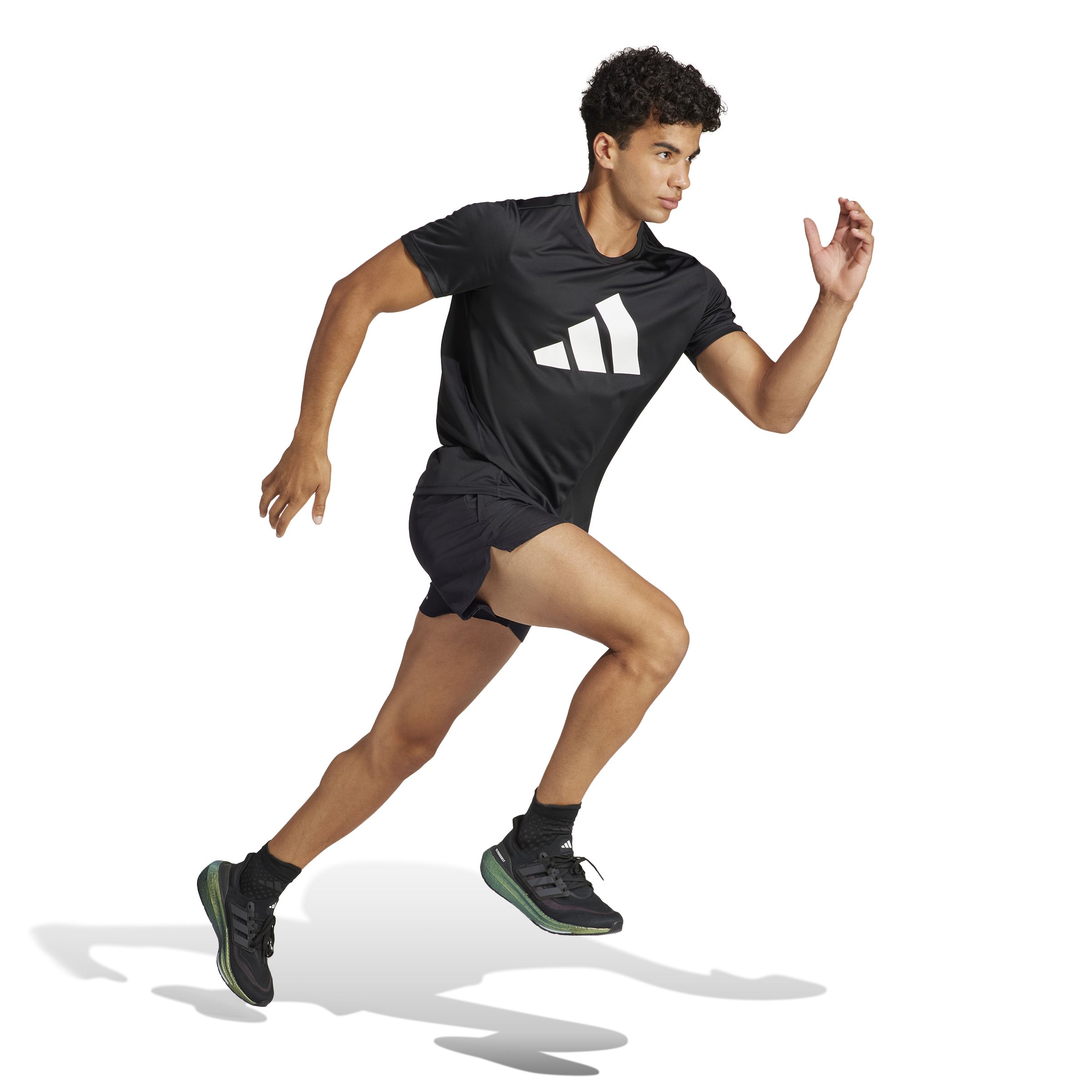 Adidas Run It Tee Camiseta Manga Corta negro de hombre para correr