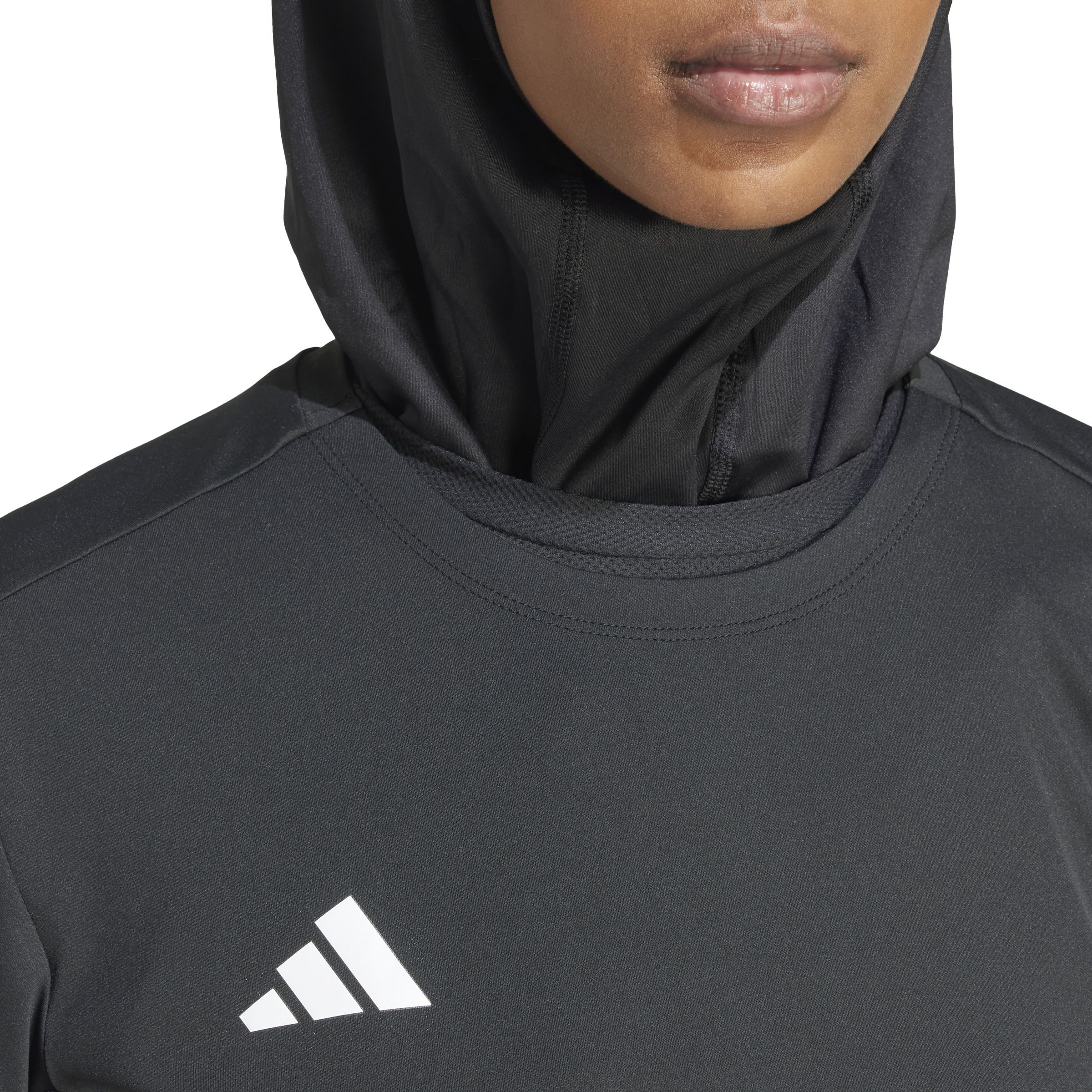 Adidas Adizero E Tee Camiseta Manga Corta negro de mujer para correr