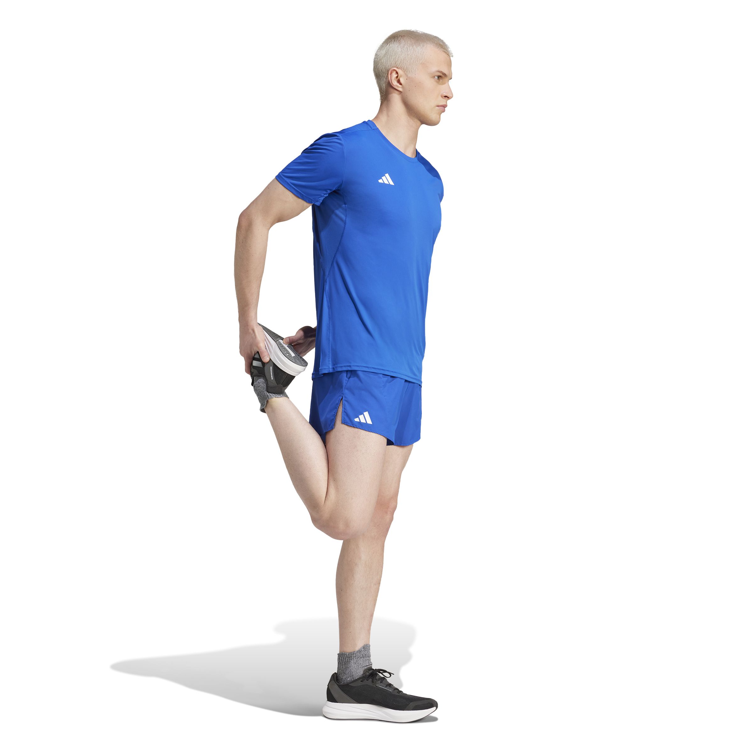Adidas Adizero E Short Pantaloneta azul de hombre para correr