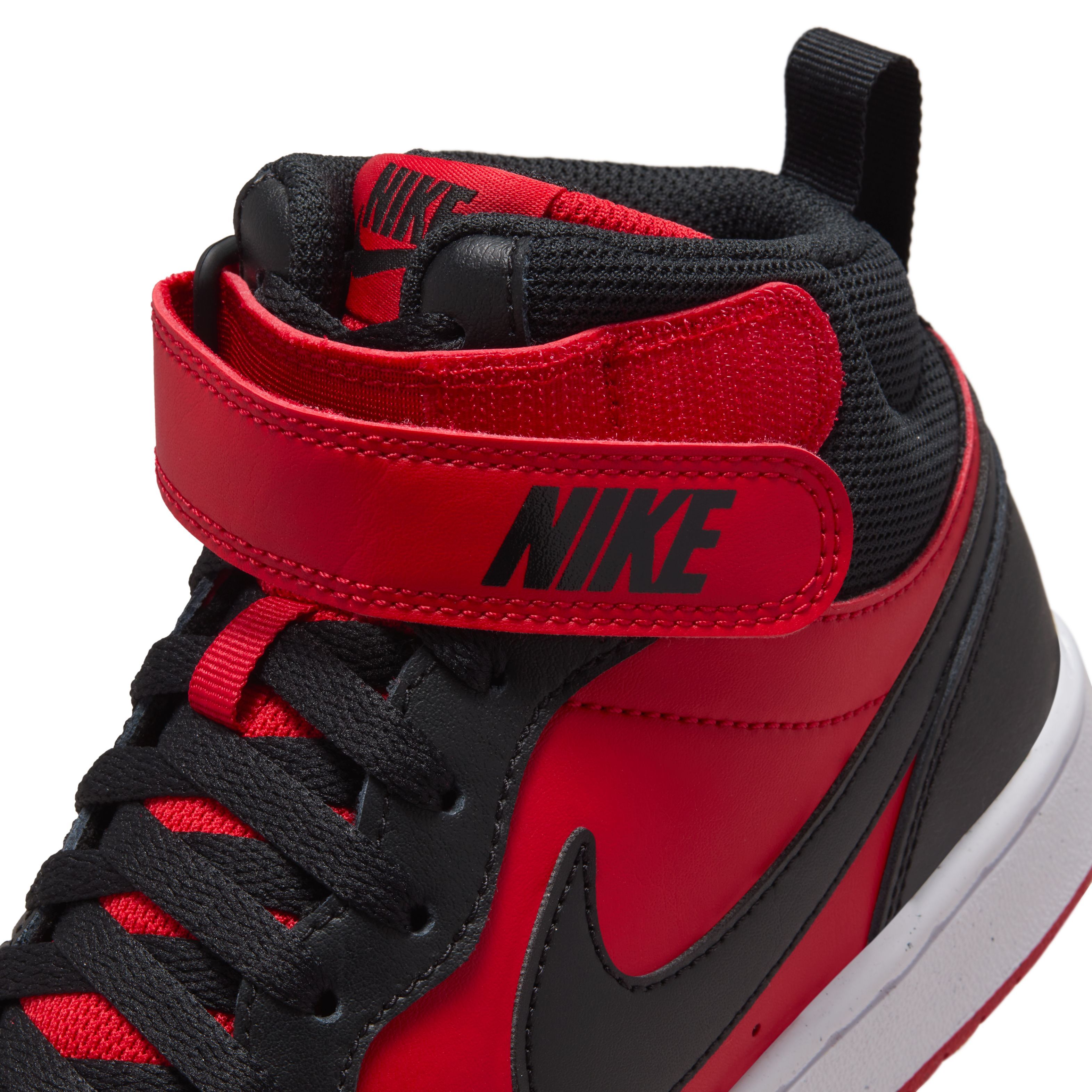 Nike Court Borough Mid 2 Bg Tenis rojo de niño lifestyle