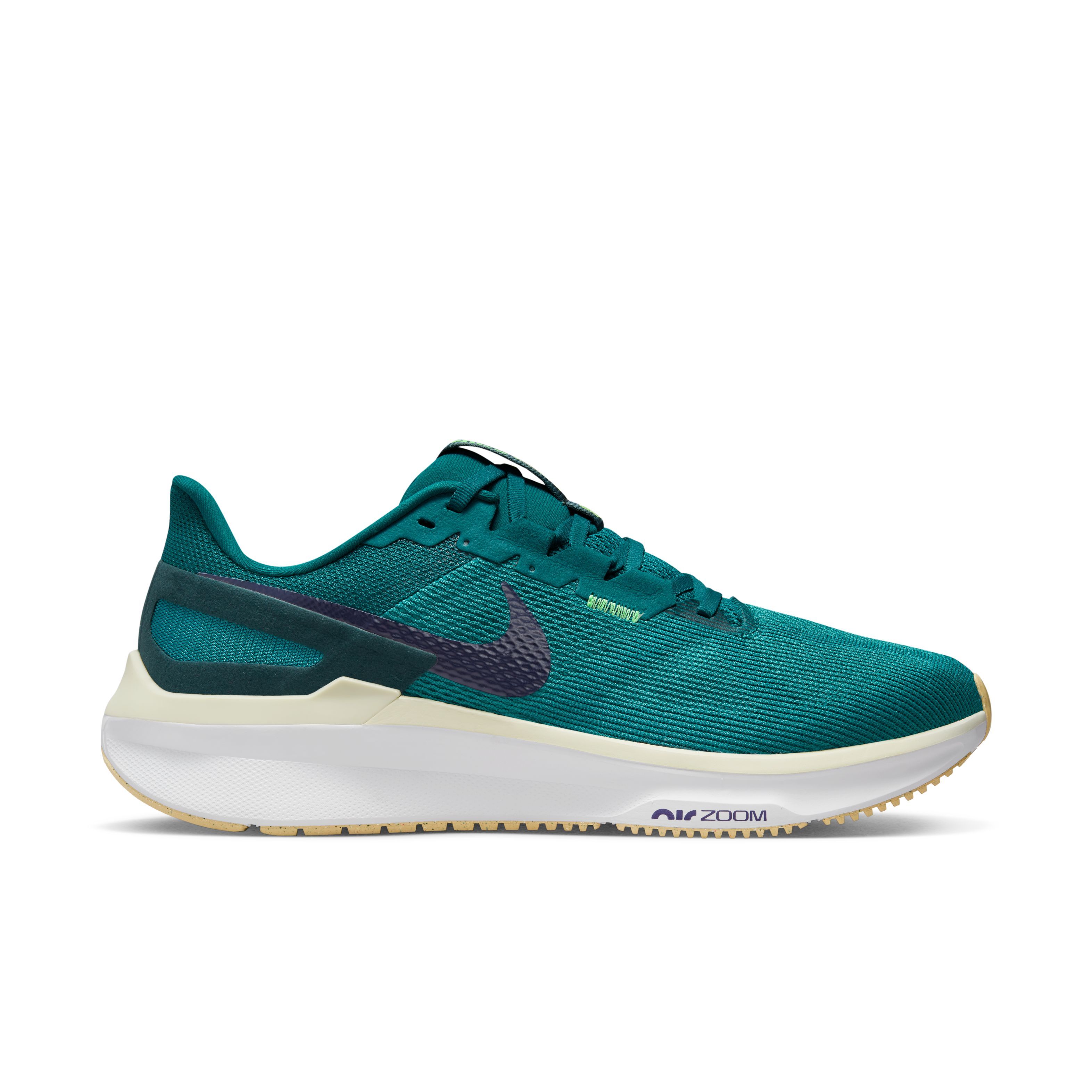 Nike Air Zoom Structure 25 Tenis verde de hombre para correr