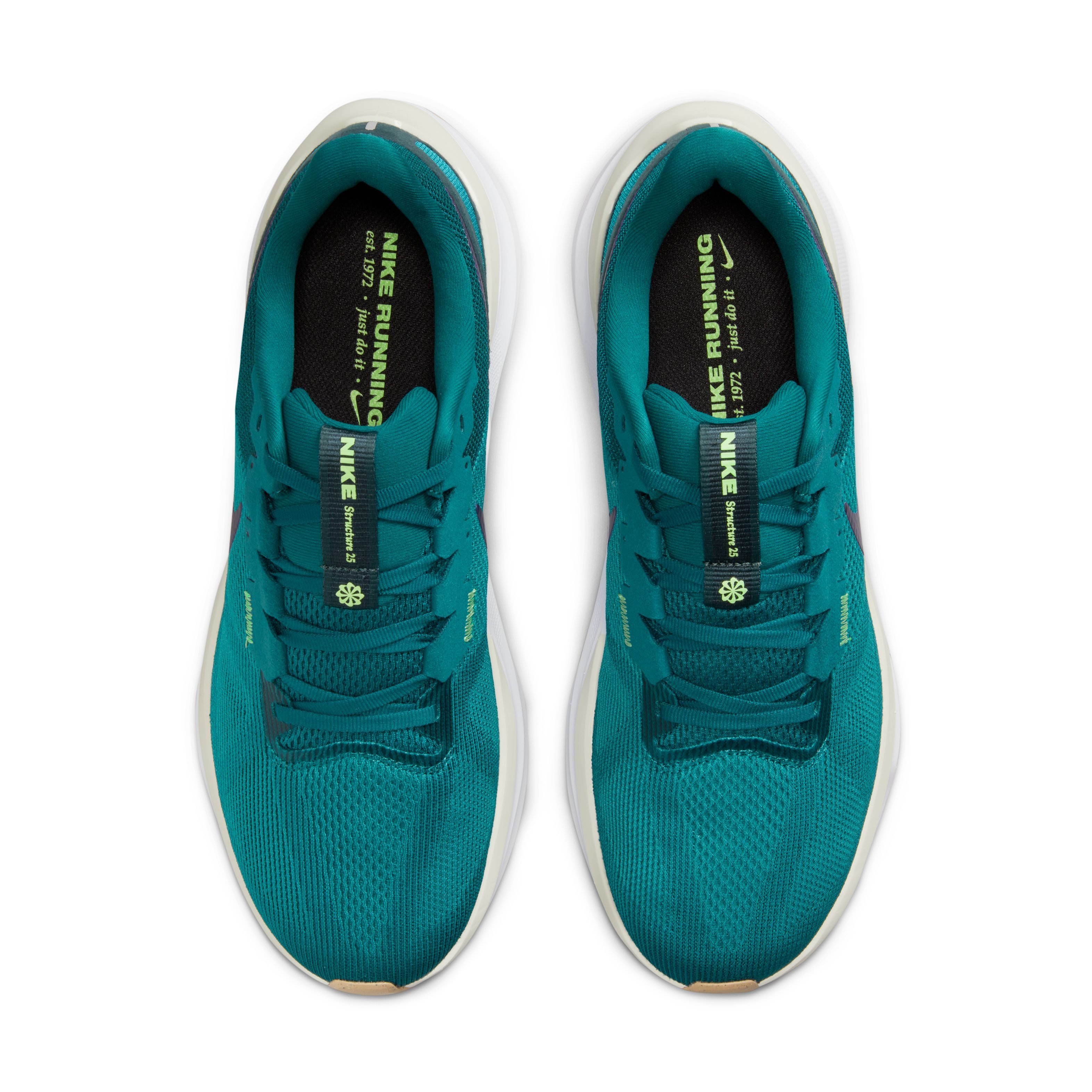Nike Air Zoom Structure 25 Tenis verde de hombre para correr